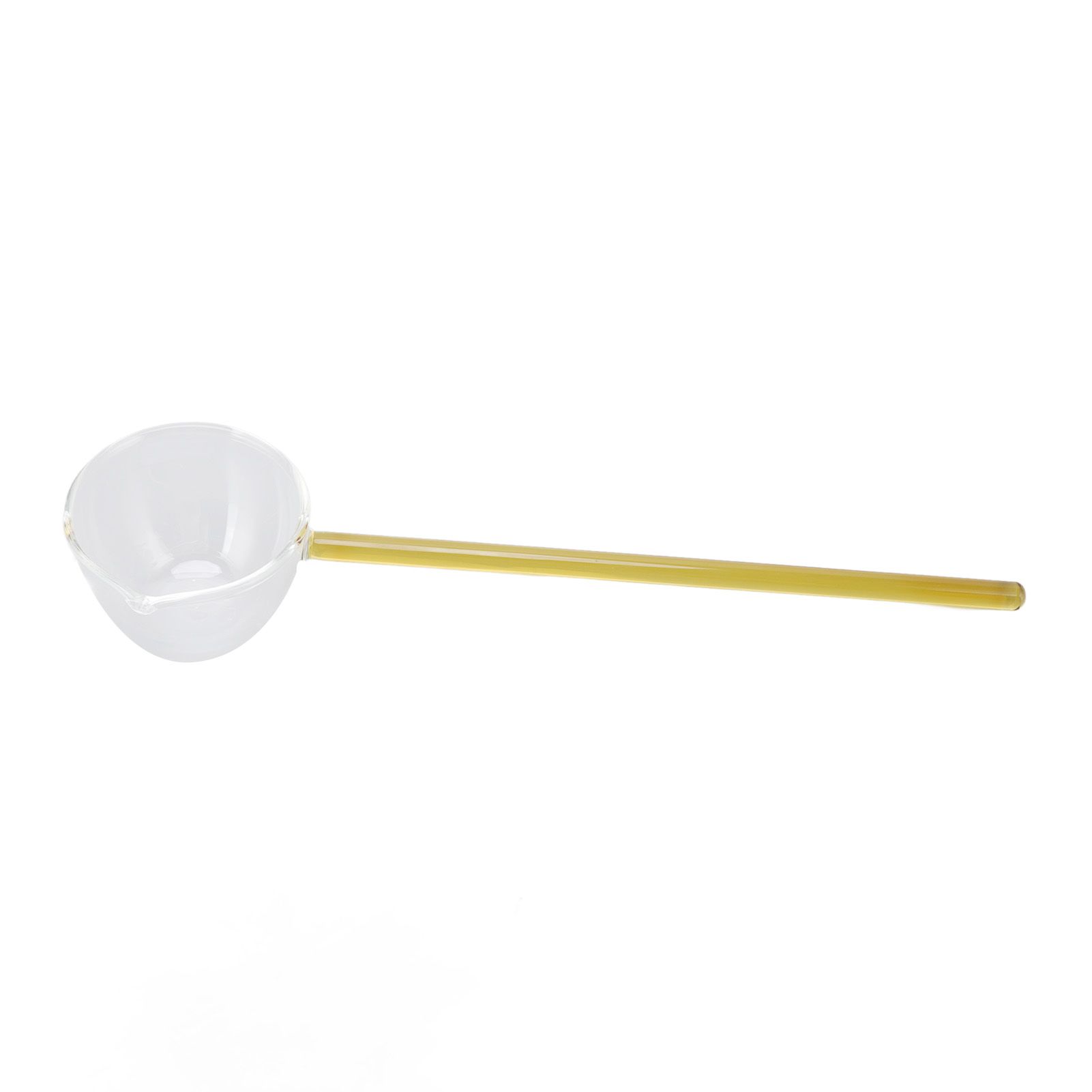 Glass Stirring Spoon High Temperature Resistance Simple 100ML Mixing Spoon Coffee Tea Spoon for Restaurants Home Yellow - Image 7