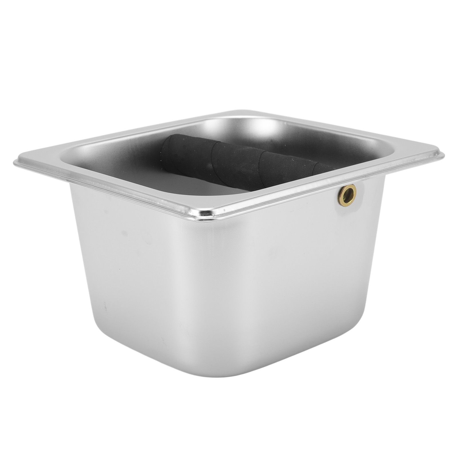 Stainless Steel Coffee Knock Box Coffee Grounds Container Box for Kitchen Canteen Western Restaurant Bar - Image 1