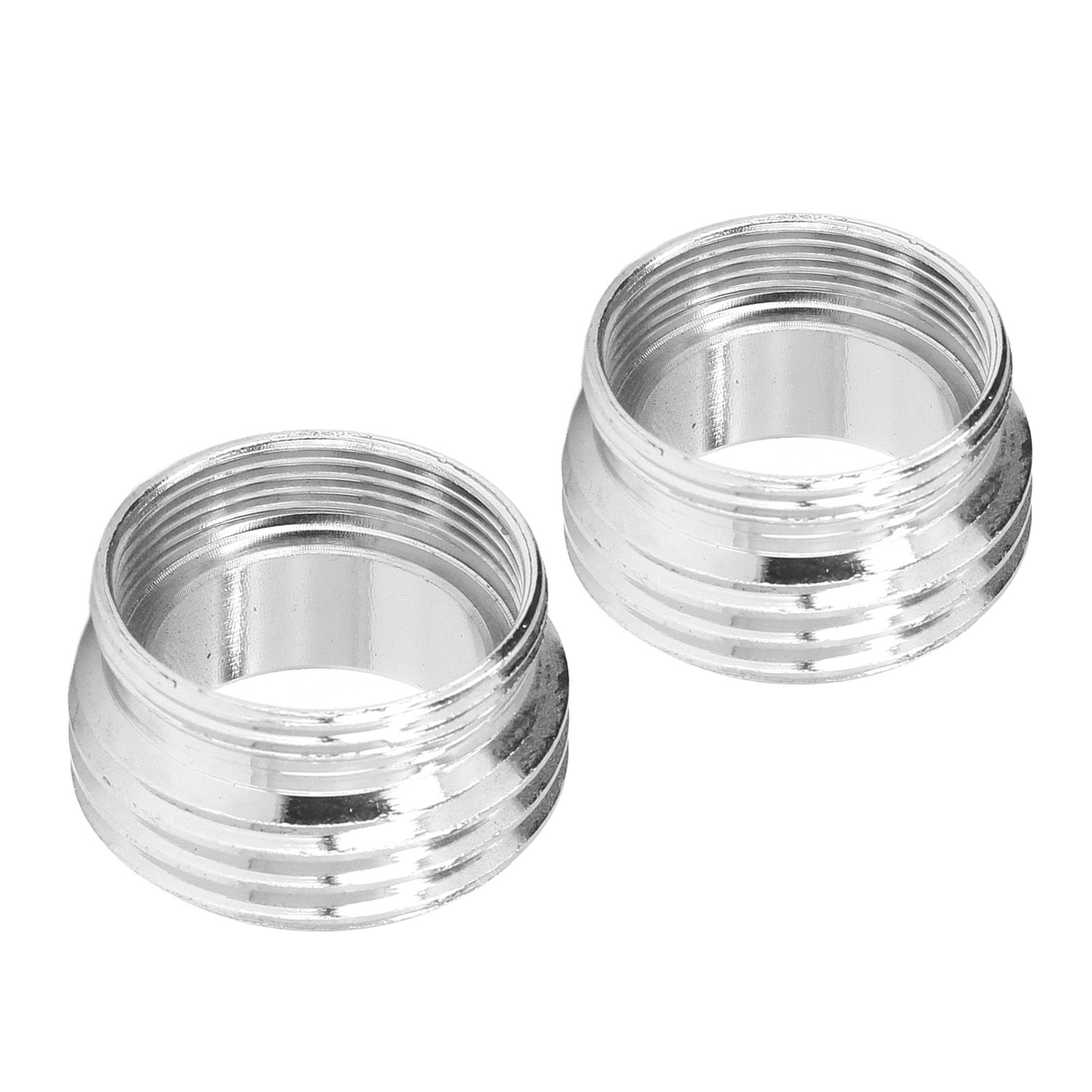 2 Sets Faucet Adapter Straight Thread 15/16in Male 27/32in Female to 17/16in Garden Hose - Image 4