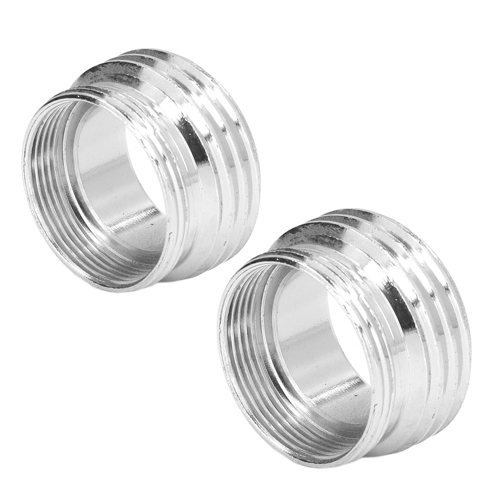 2 Sets Faucet Adapter Straight Thread 15/16in Male 27/32in Female to 17/16in Garden Hose - Image 5