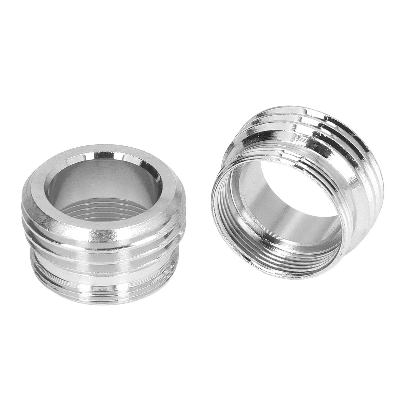 2 Sets Faucet Adapter Straight Thread 15/16in Male 27/32in Female to 17/16in Garden Hose - Image 7