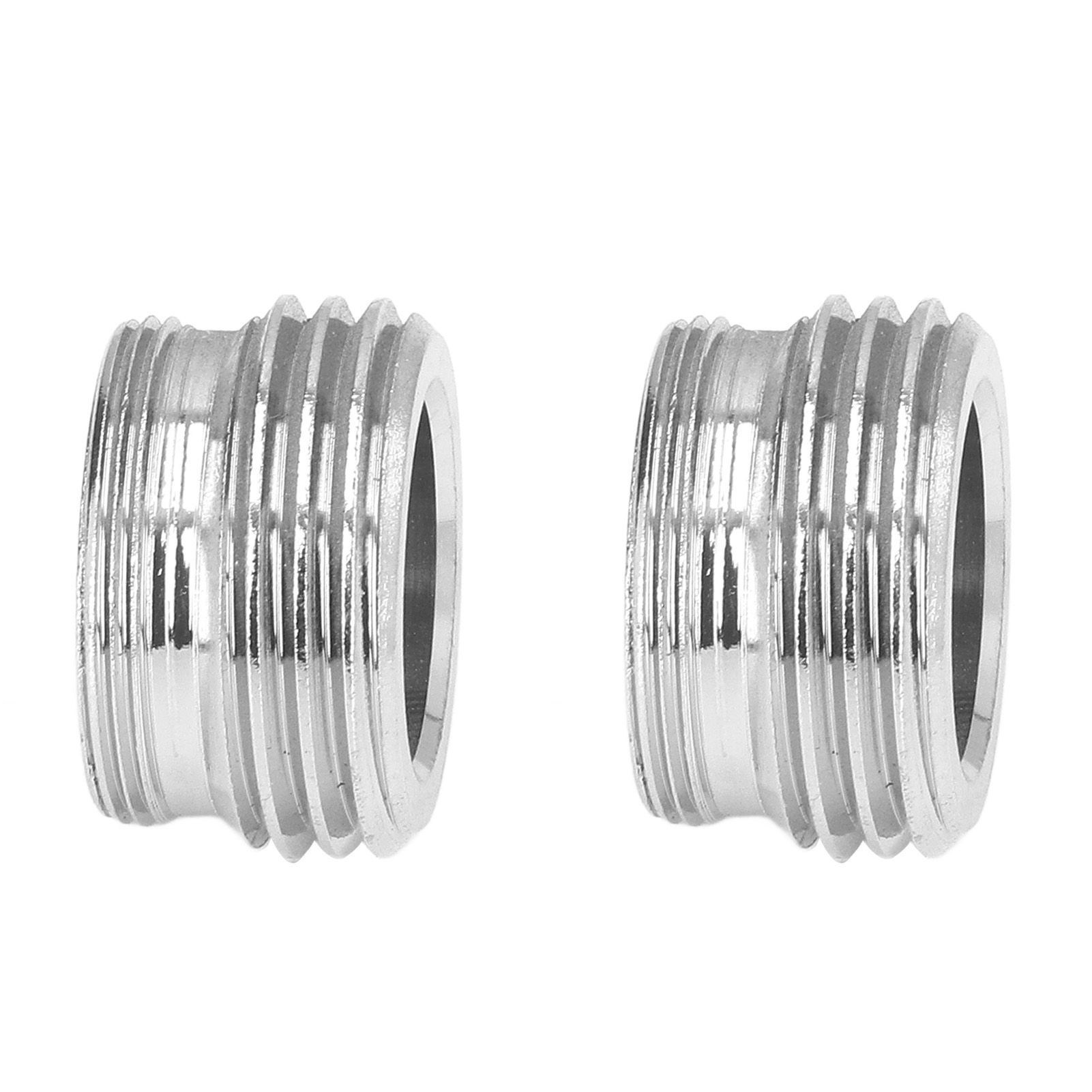 2 Sets Faucet Adapter Straight Thread 15/16in Male 27/32in Female to 17/16in Garden Hose - Image 8
