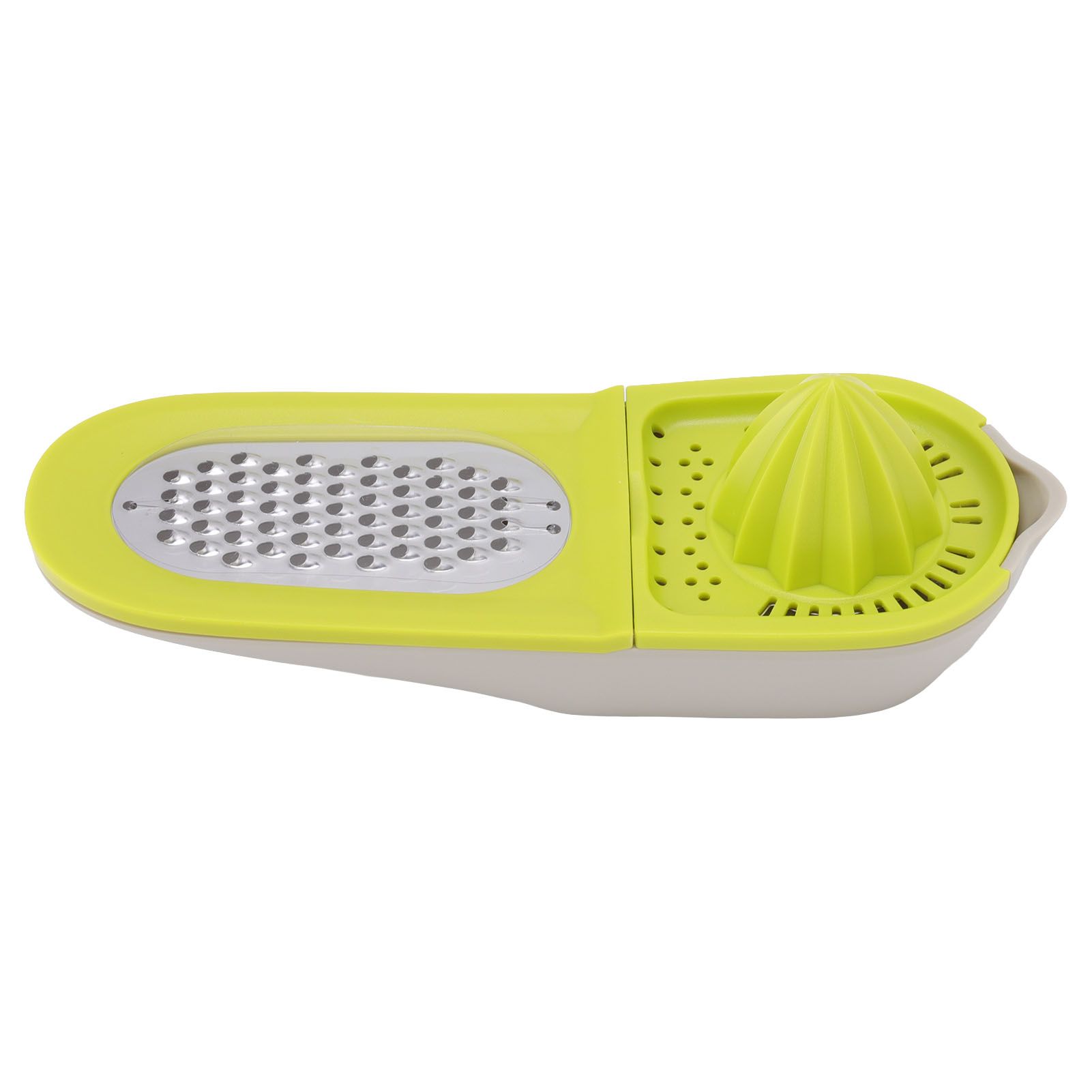 Vegetable Chopper Olive Green Multifunctional Grater Juicer Container 3 in 1 Vegetable Cutter Kitchen Tool - Image 5
