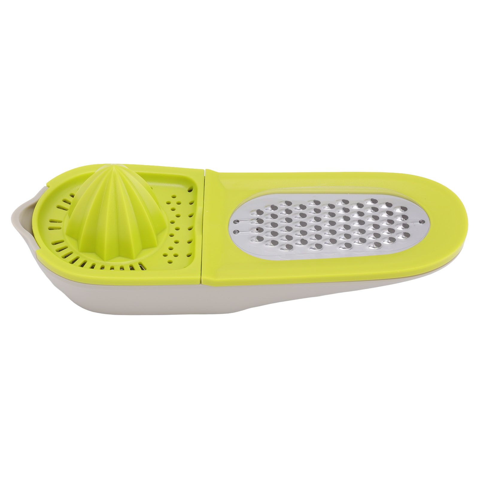 Vegetable Chopper Olive Green Multifunctional Grater Juicer Container 3 in 1 Vegetable Cutter Kitchen Tool - Image 8