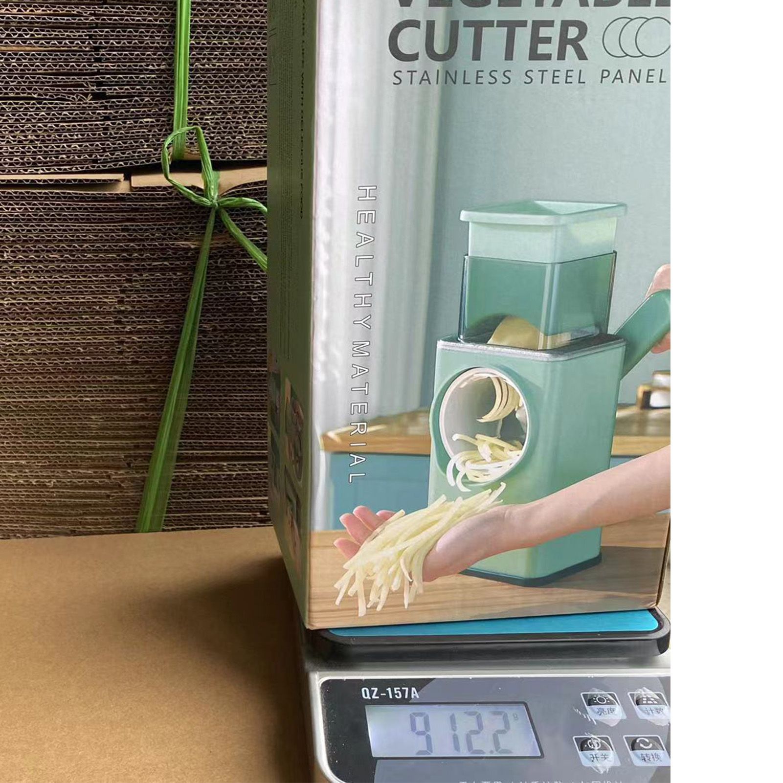 Vegetable Cutter Vegetable Chopper Food Dicer Hand Operated Multi Function for Home Kitchen Slice Shred Mash - Image 5
