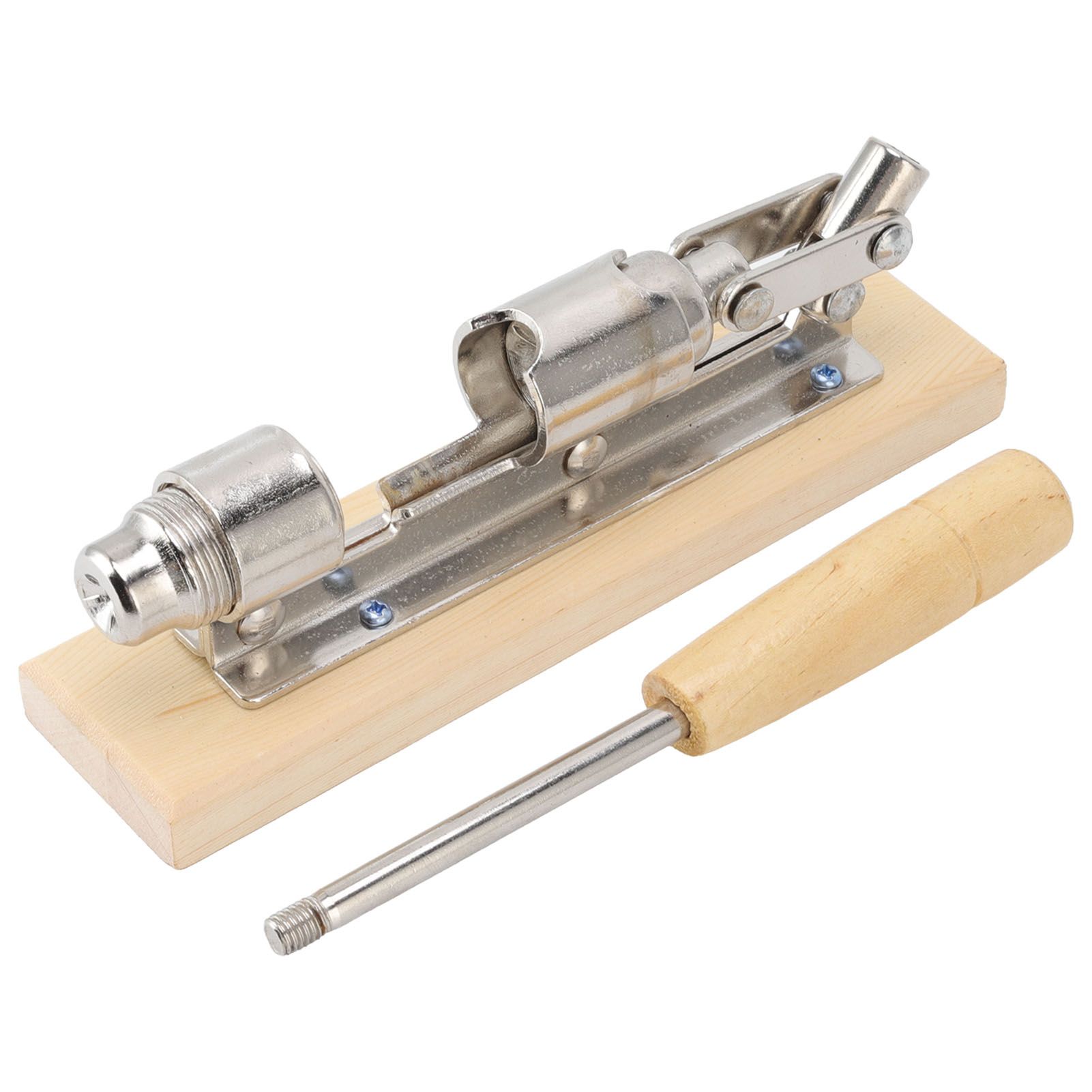 Desktop Mechanical Nut Cracker Tool Metal Walnut Pecan Opener Clip with Handle Lever Type - Image 1