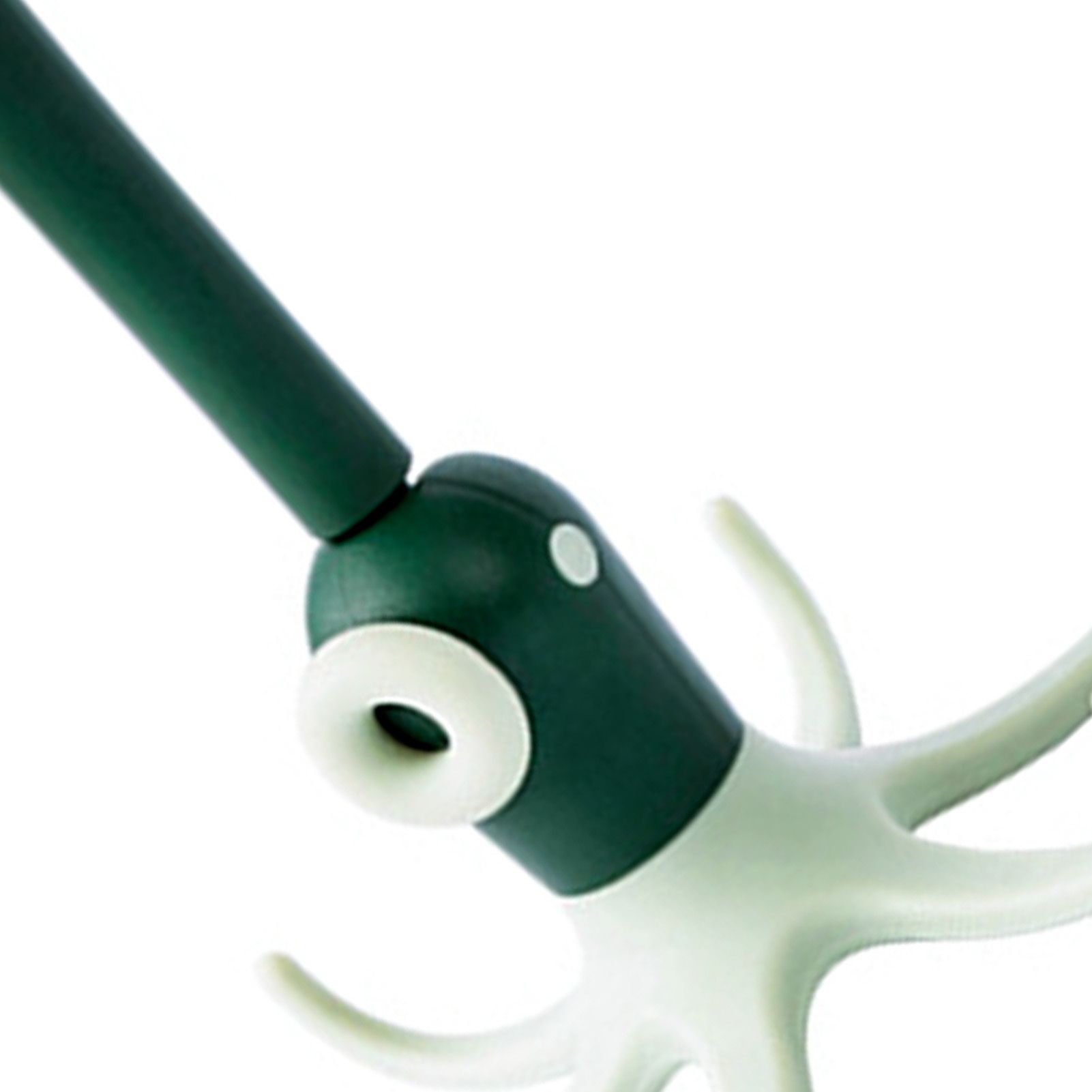 Kitchen Wall Mounted Hook Traceless 360 Degree Punch Free with 6 Hook Kitchen Utensil Hanger for Storage Green - Image 4