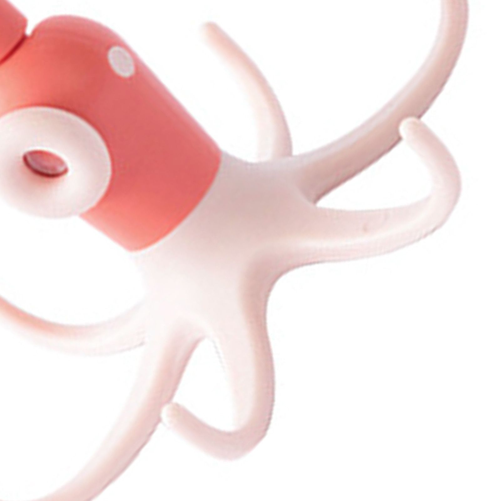 Kitchen Wall Mounted Hook Traceless 360 Degree Punch Free with 6 Hook Kitchen Utensil Hanger for Storage Pink - Image 5