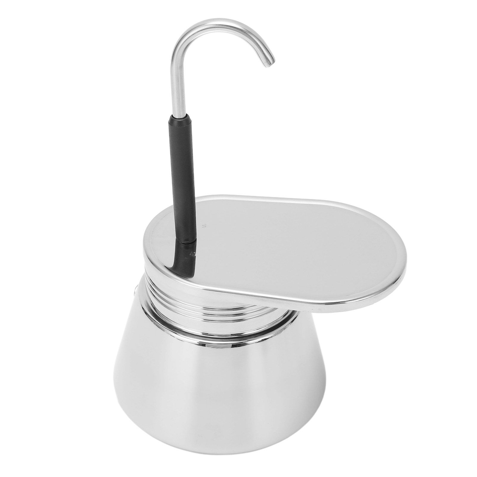 Single Spout Mocha Pot Stainless Steel Hand Pour Latte Classic Coffee Pot for Home Office 200ml - Image 1