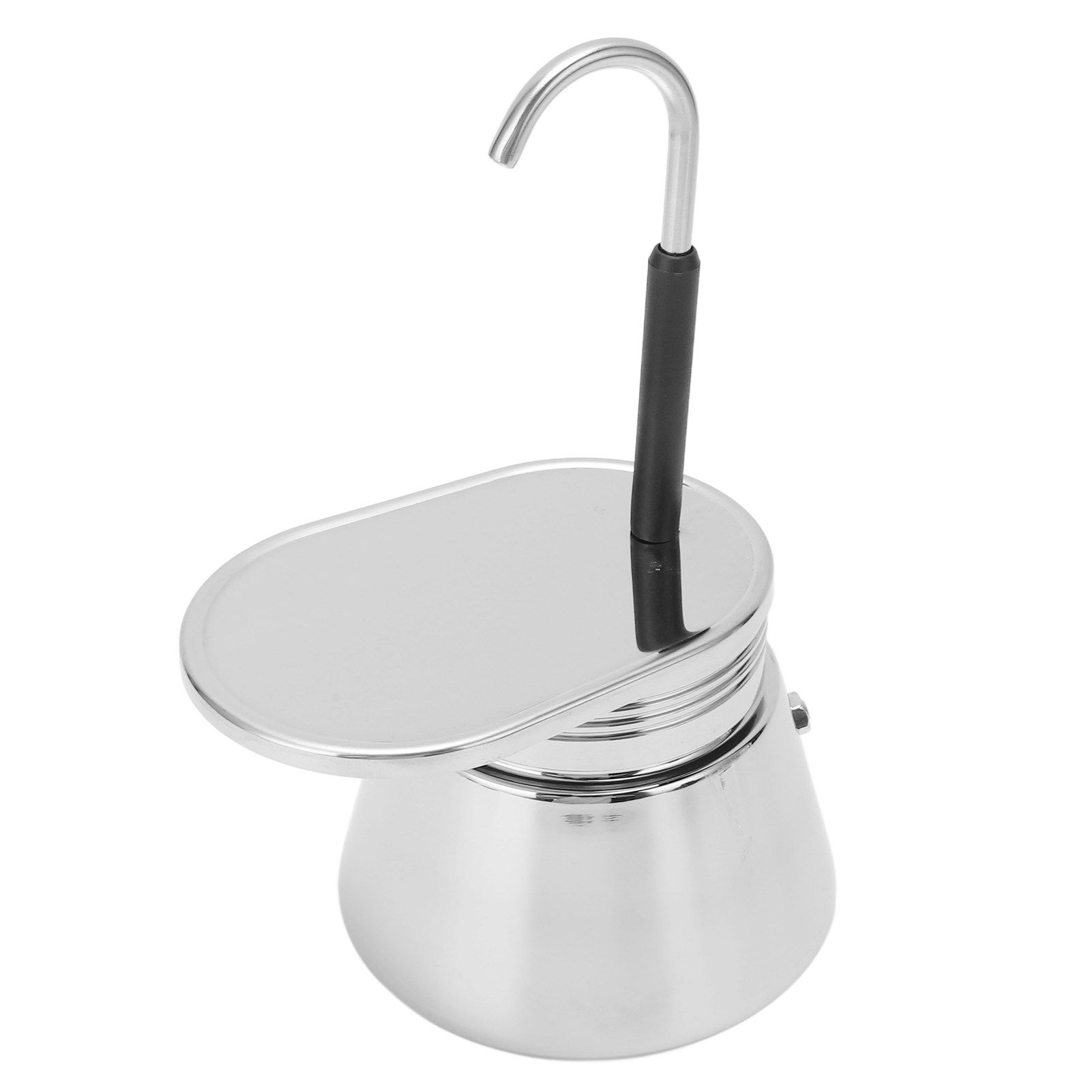 Single Spout Mocha Pot Stainless Steel Hand Pour Latte Classic Coffee Pot for Home Office 200ml - Image 4