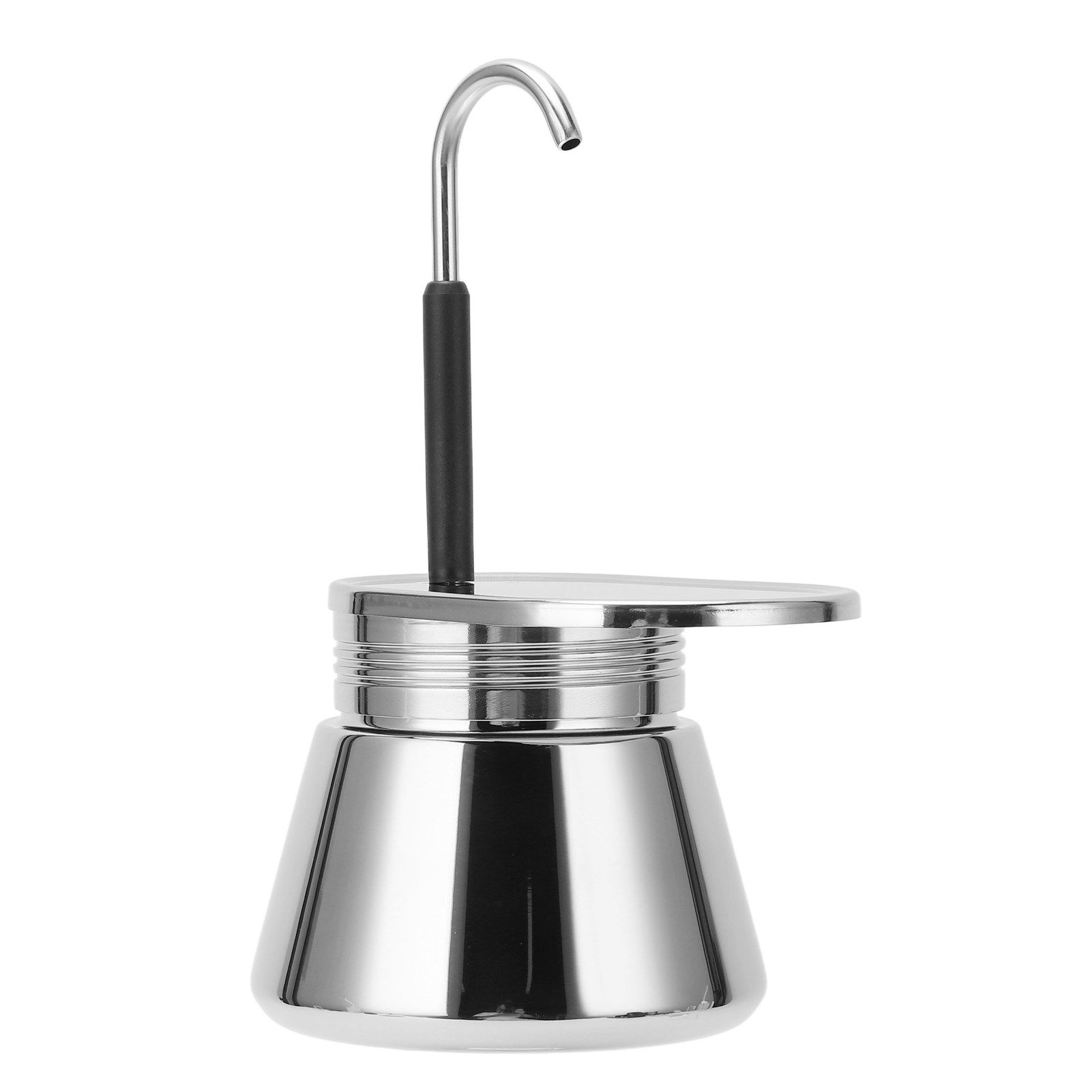 Single Spout Mocha Pot Stainless Steel Hand Pour Latte Classic Coffee Pot for Home Office 200ml - Image 8