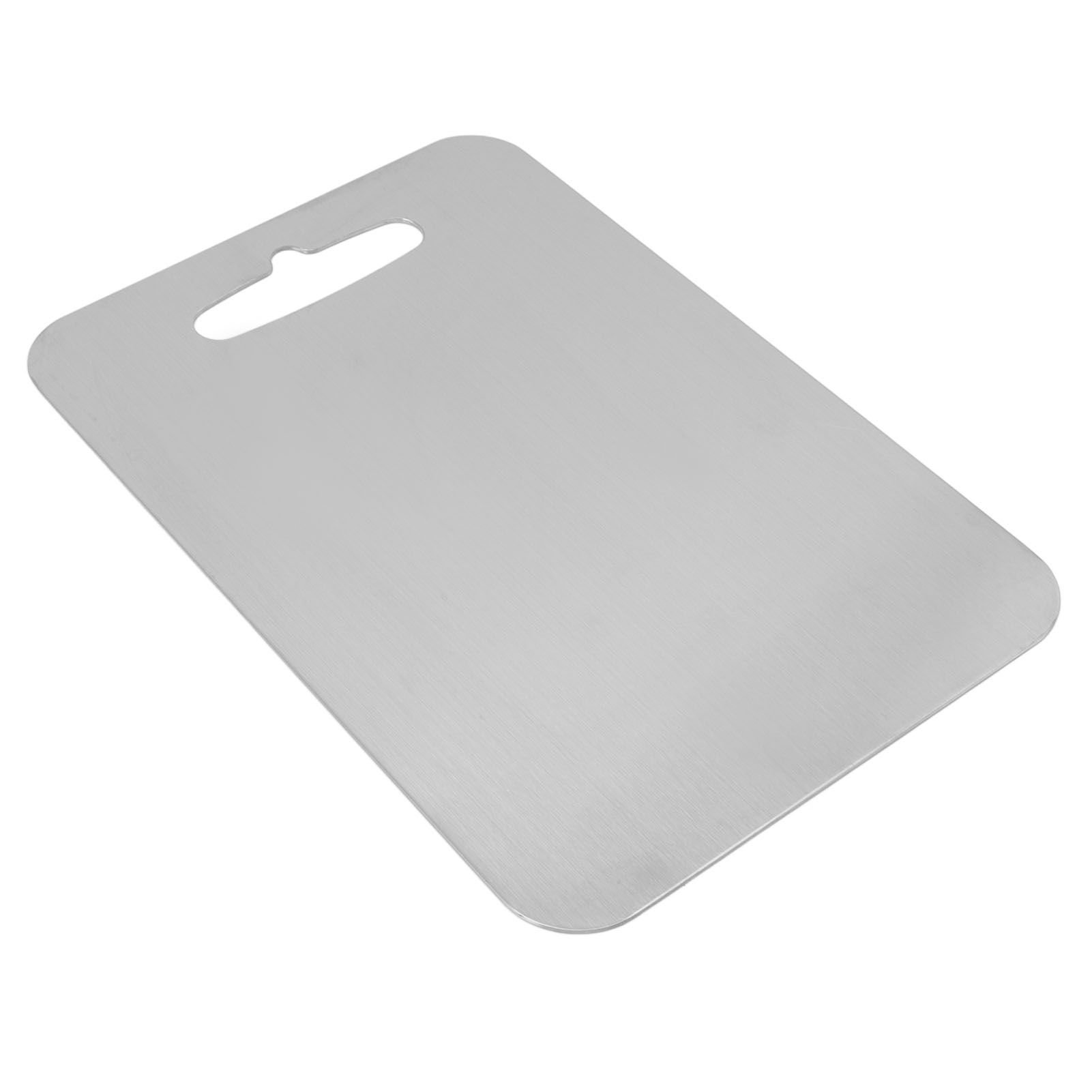 Cutting Board Double Sided 304 Stainless Steel Easy Cleaning for Cooking Kitchen S - Image 2