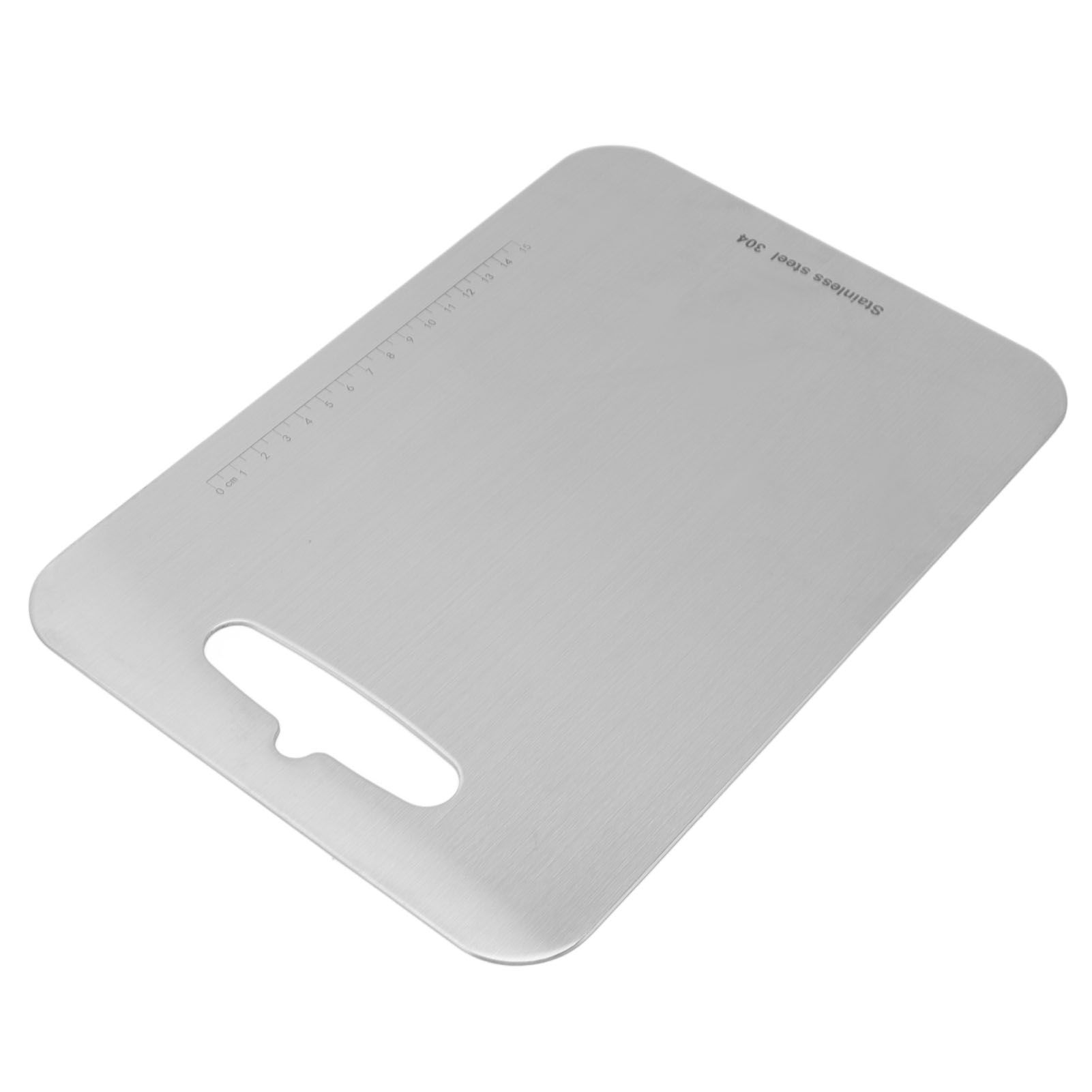 Cutting Board Double Sided 304 Stainless Steel Easy Cleaning for Cooking Kitchen S - Image 3