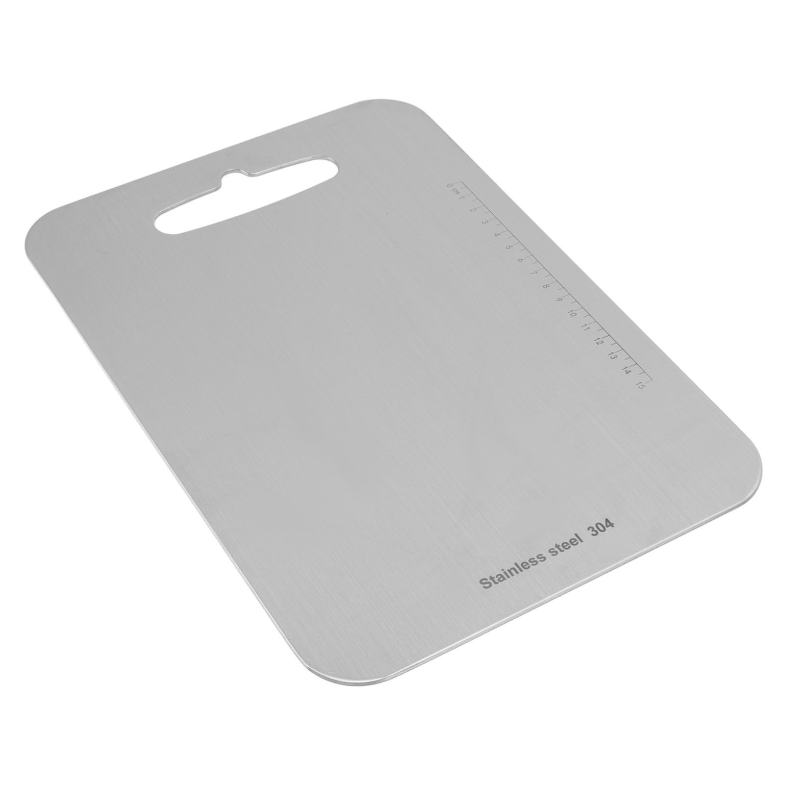 Cutting Board Double Sided 304 Stainless Steel Easy Cleaning for Cooking Kitchen S - Image 5