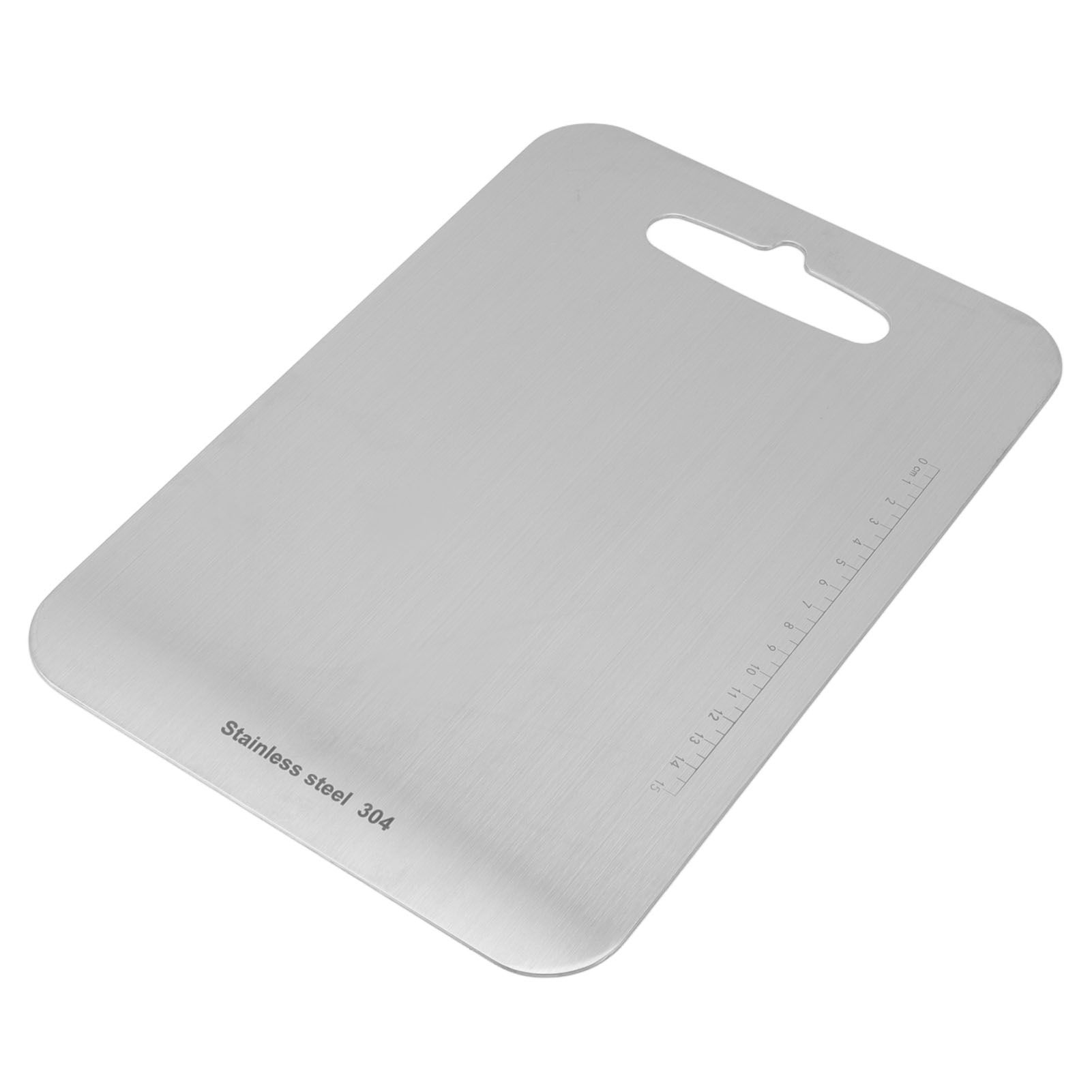 Cutting Board Double Sided 304 Stainless Steel Easy Cleaning for Cooking Kitchen S - Image 7
