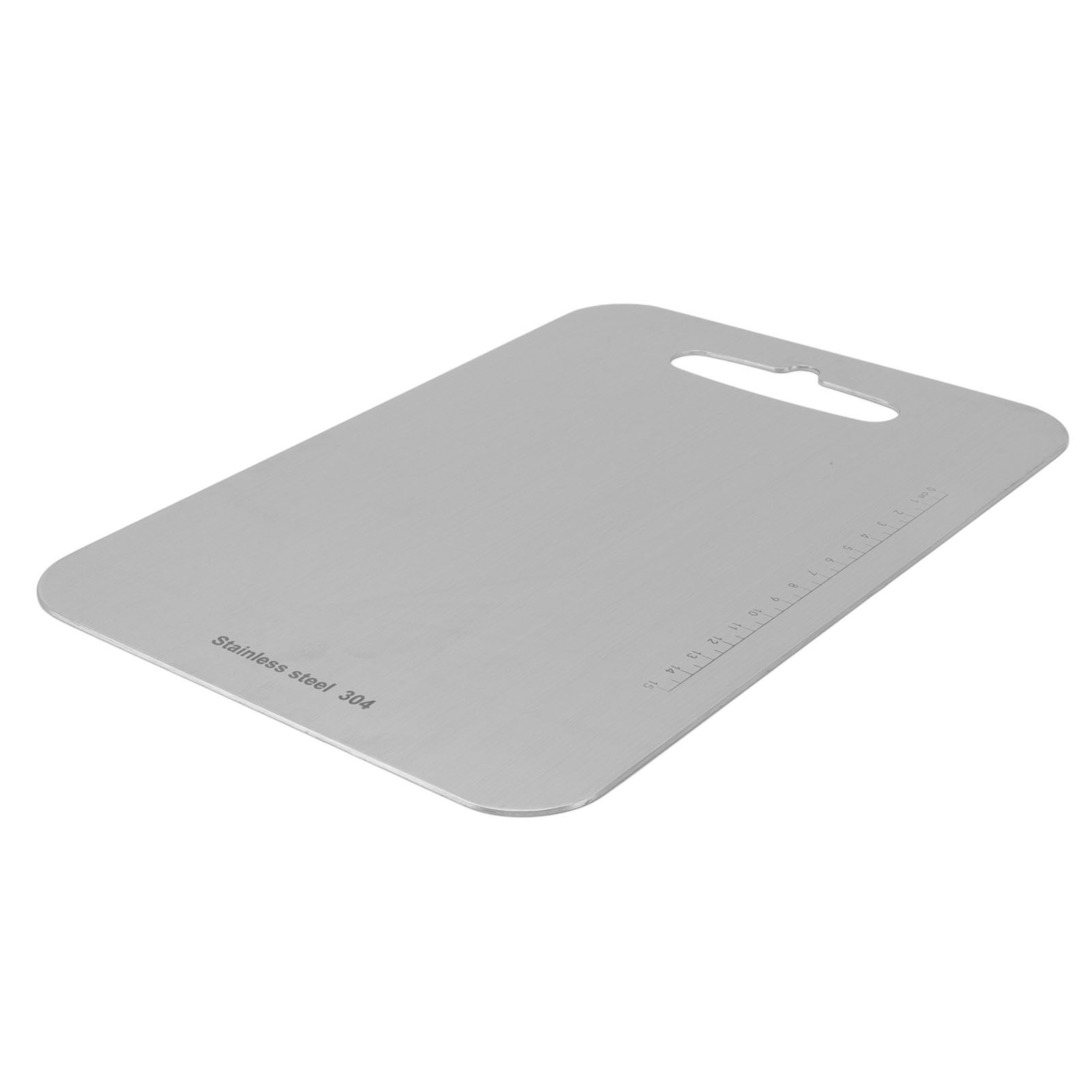 Cutting Board Double Sided 304 Stainless Steel Easy Cleaning for Cooking Kitchen S - Image 8