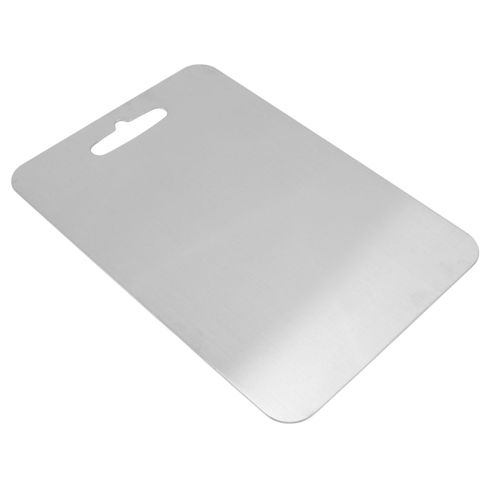 Cutting Board Double Sided 304 Stainless Steel Easy Cleaning for Cooking Kitchen M - Image 2