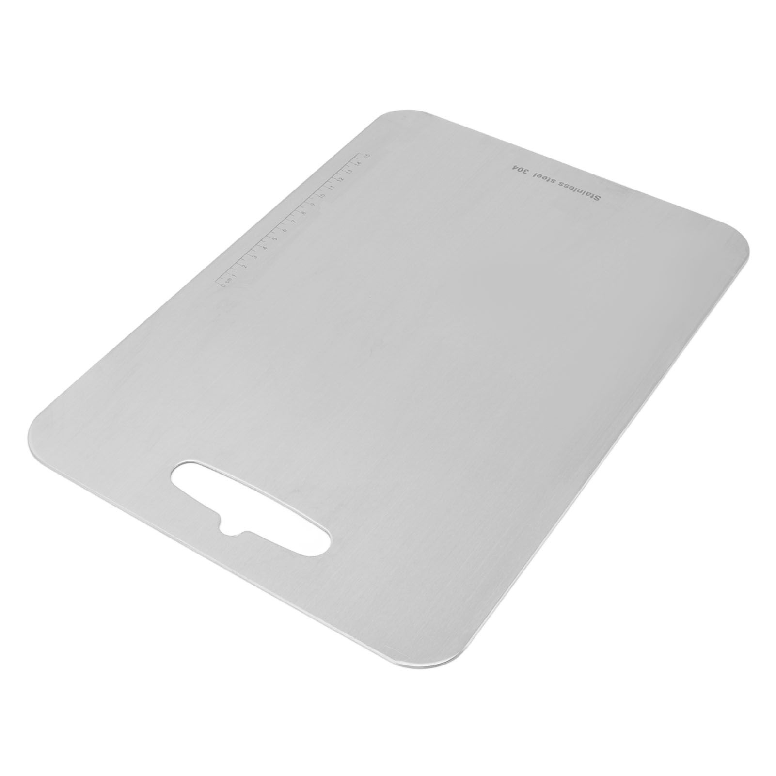 Cutting Board Double Sided 304 Stainless Steel Easy Cleaning for Cooking Kitchen M - Image 3