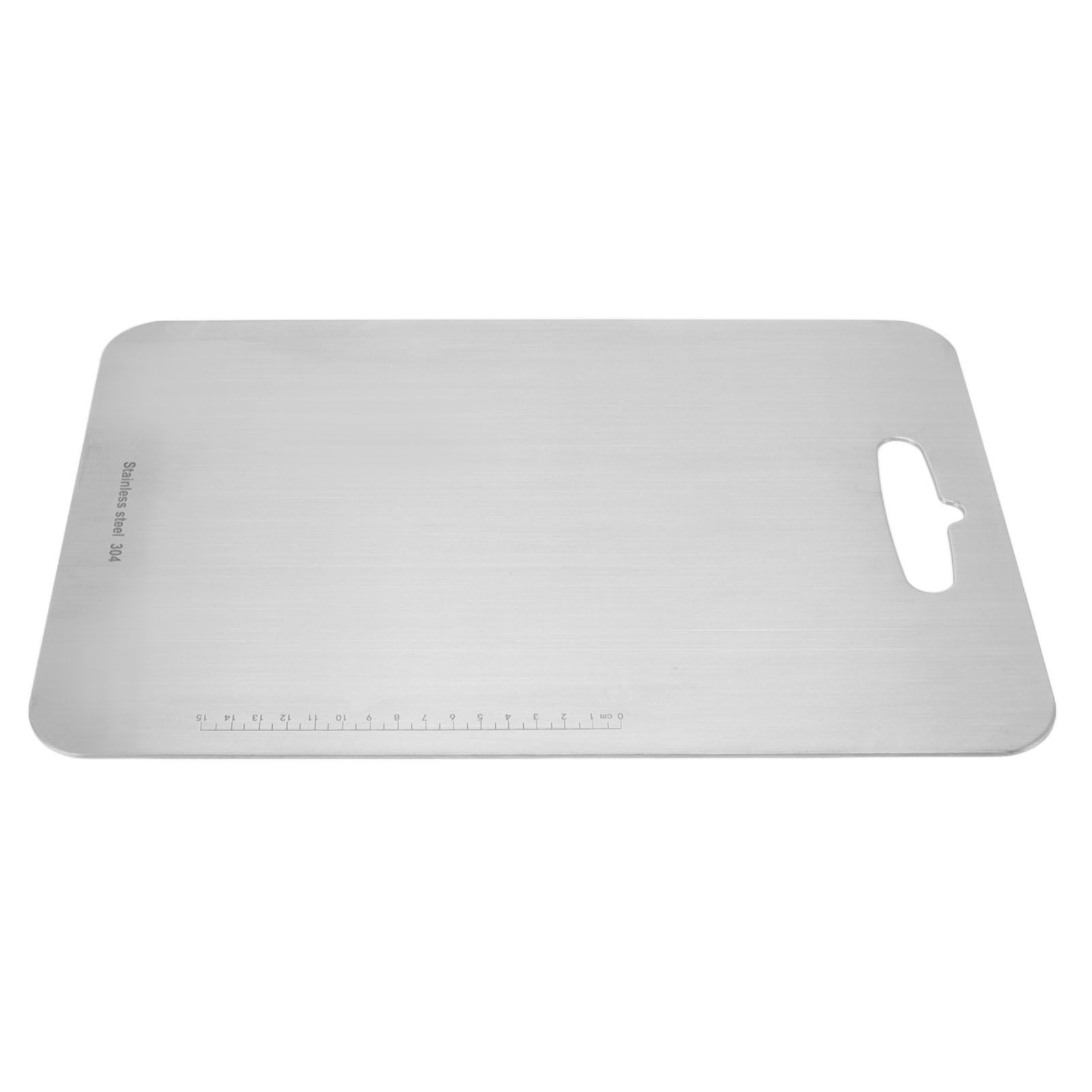 Cutting Board Double Sided 304 Stainless Steel Easy Cleaning for Cooking Kitchen M - Image 6