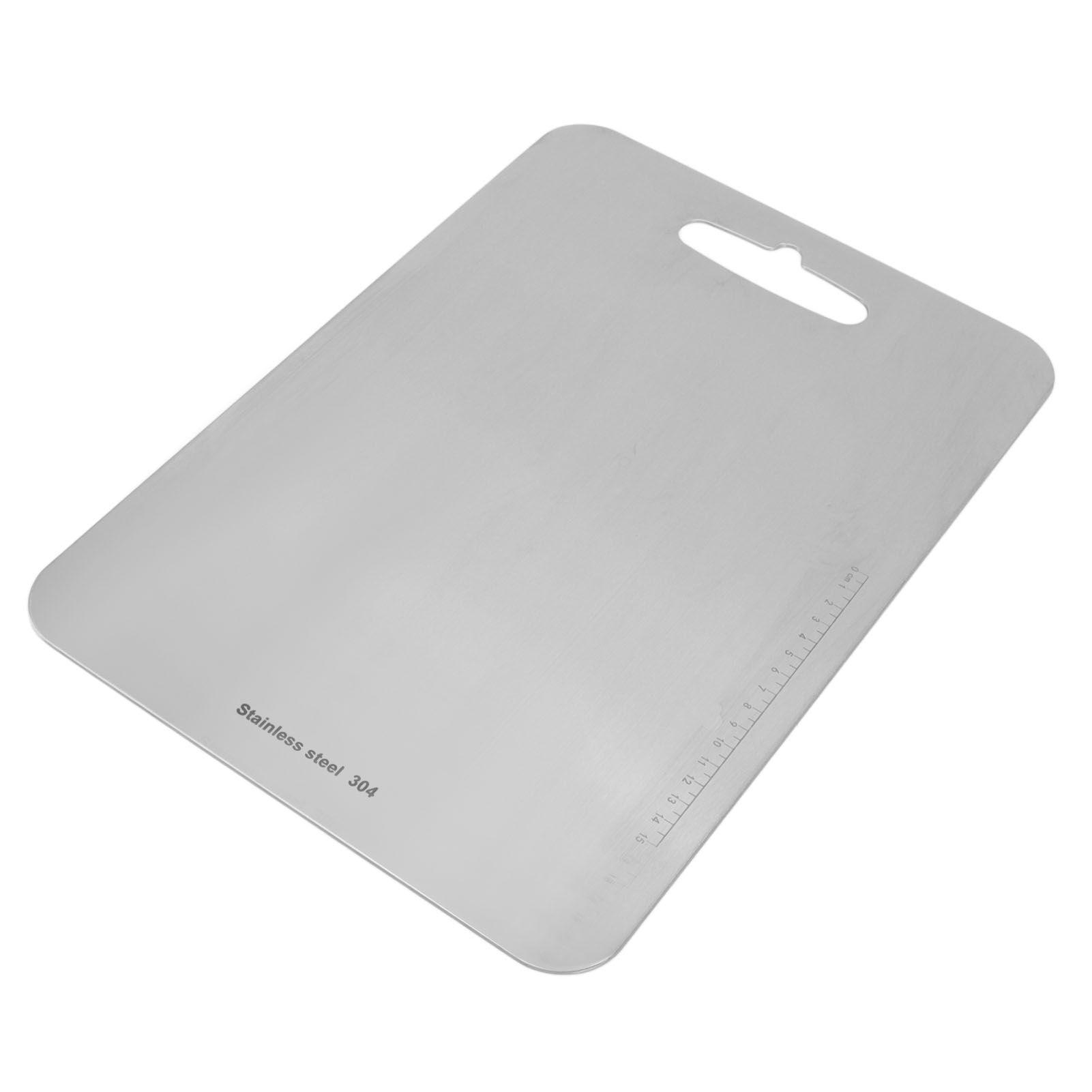 Cutting Board Double Sided 304 Stainless Steel Easy Cleaning for Cooking Kitchen M - Image 7