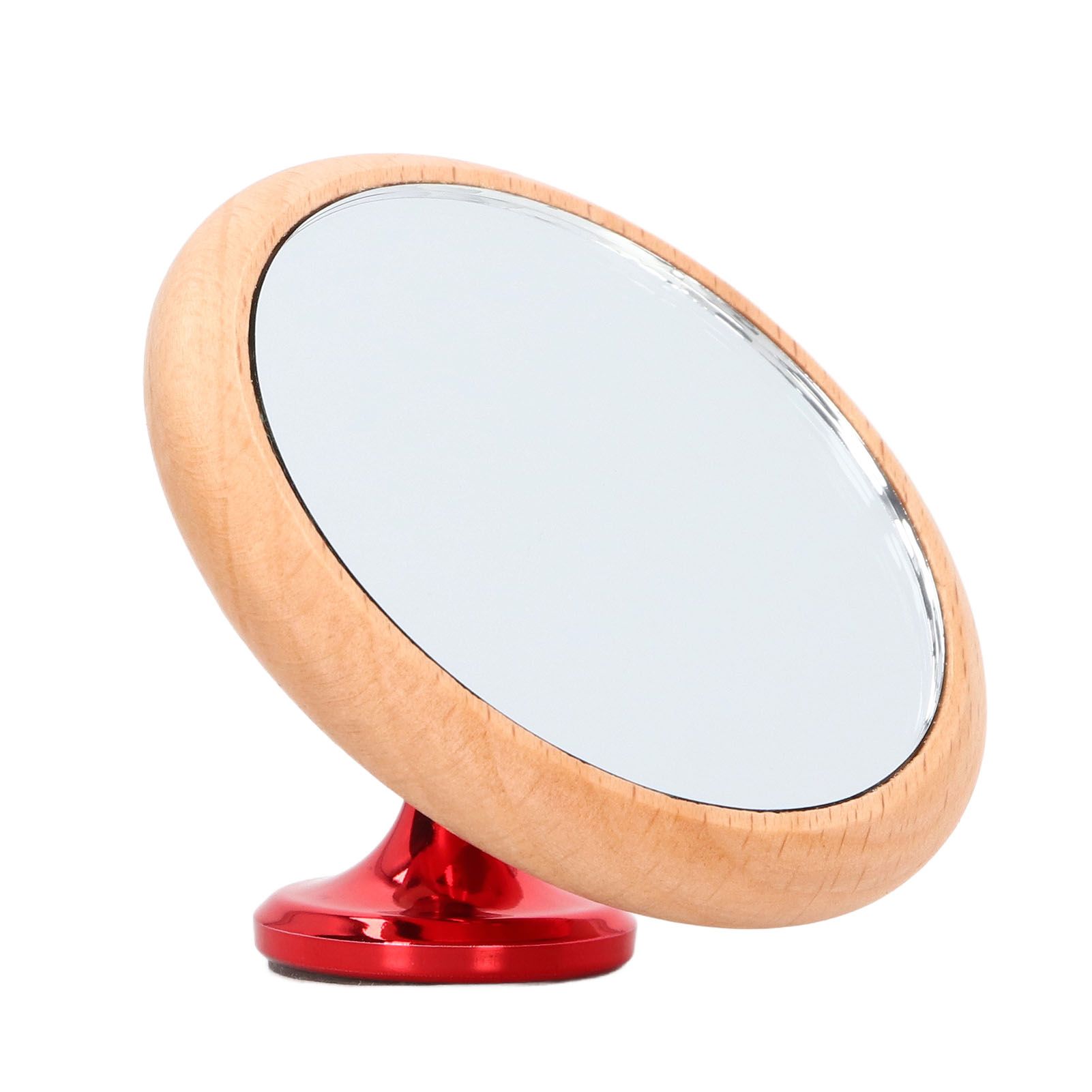 Coffee Reflective Mirror Multidirectional Rotation Adjustable Magnetism Observative Mirror for Kitchen Red - Image 1