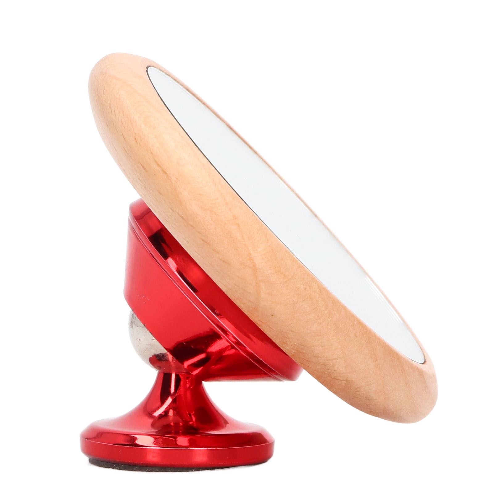 Coffee Reflective Mirror Multidirectional Rotation Adjustable Magnetism Observative Mirror for Kitchen Red - Image 6