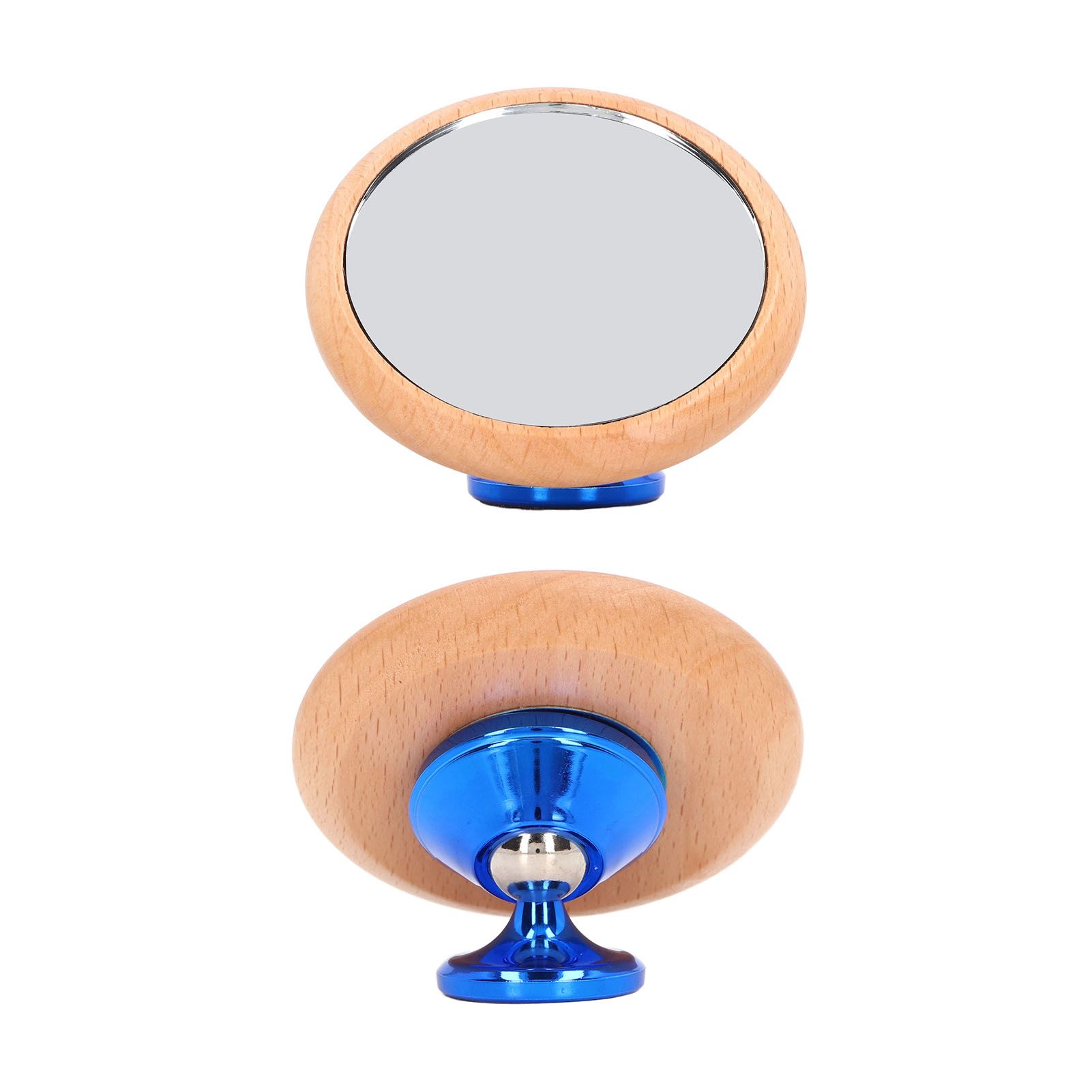 Coffee Reflective Mirror Multidirectional Rotation Adjustable Magnetism Observative Mirror for Kitchen Blue - Image 2