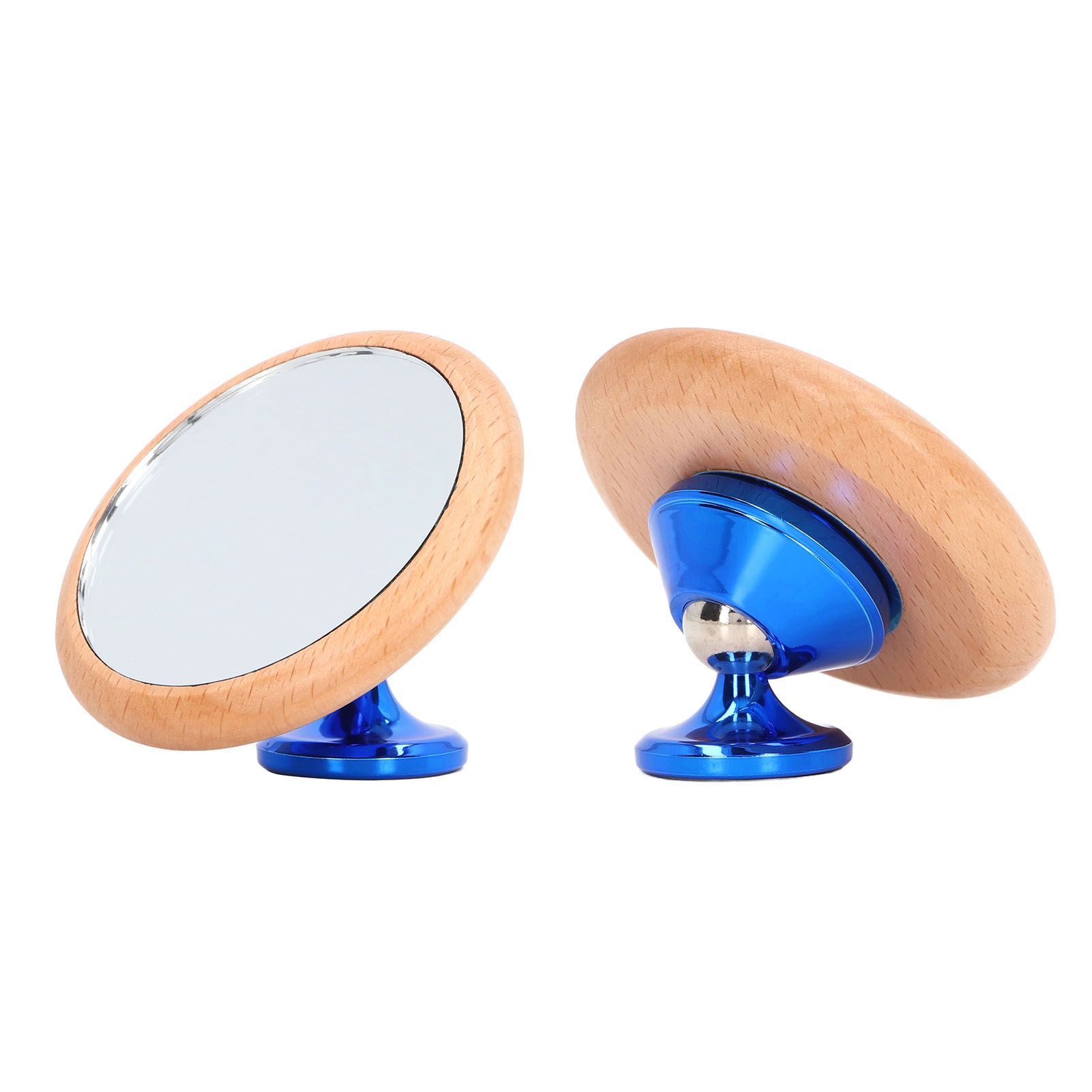 Coffee Reflective Mirror Multidirectional Rotation Adjustable Magnetism Observative Mirror for Kitchen Blue - Image 4