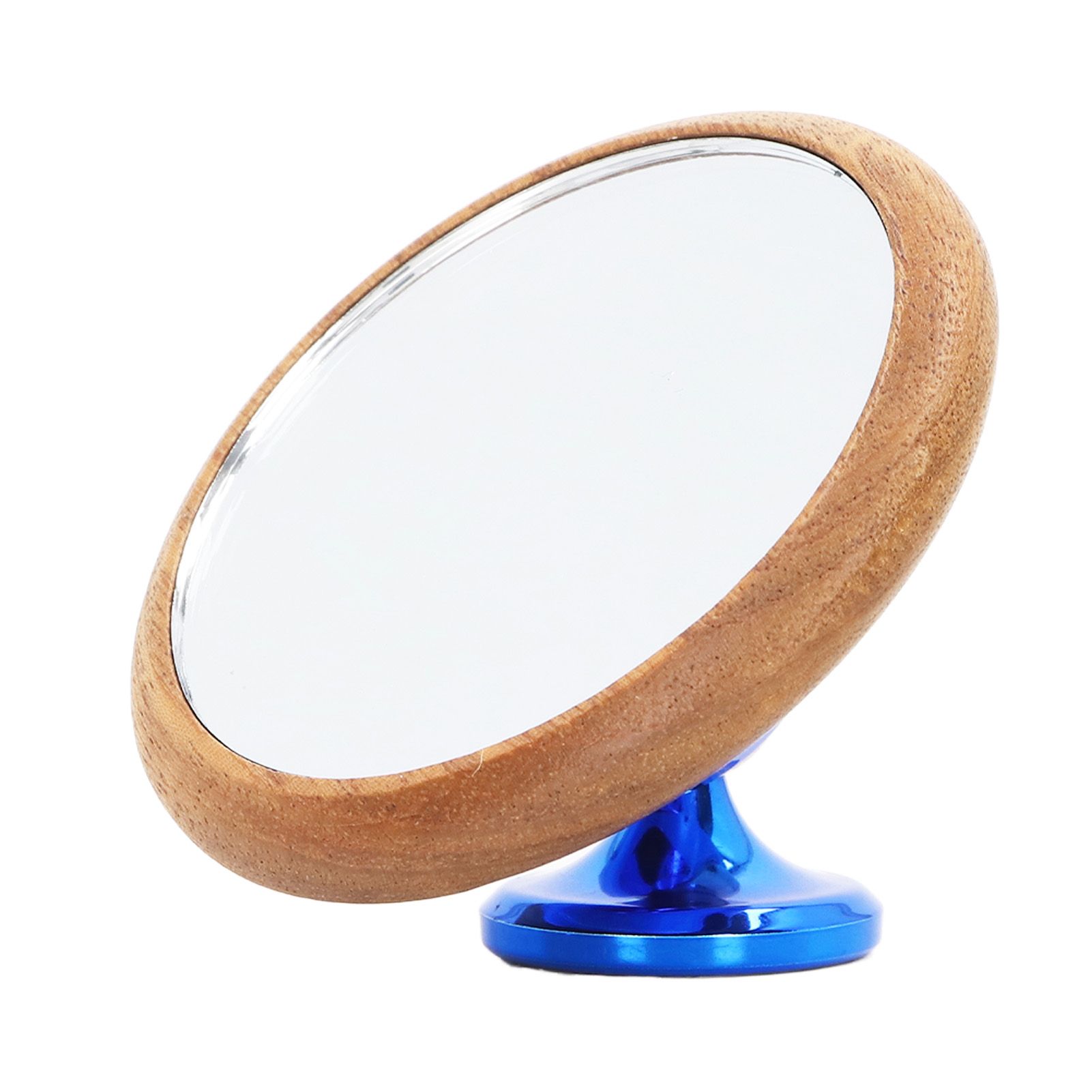 Coffee Flow Rate Observation Reflective Mirror Walnut 360 Degree Rotatable Visual Extraction Coffee Shot Mirror Blue - Image 1