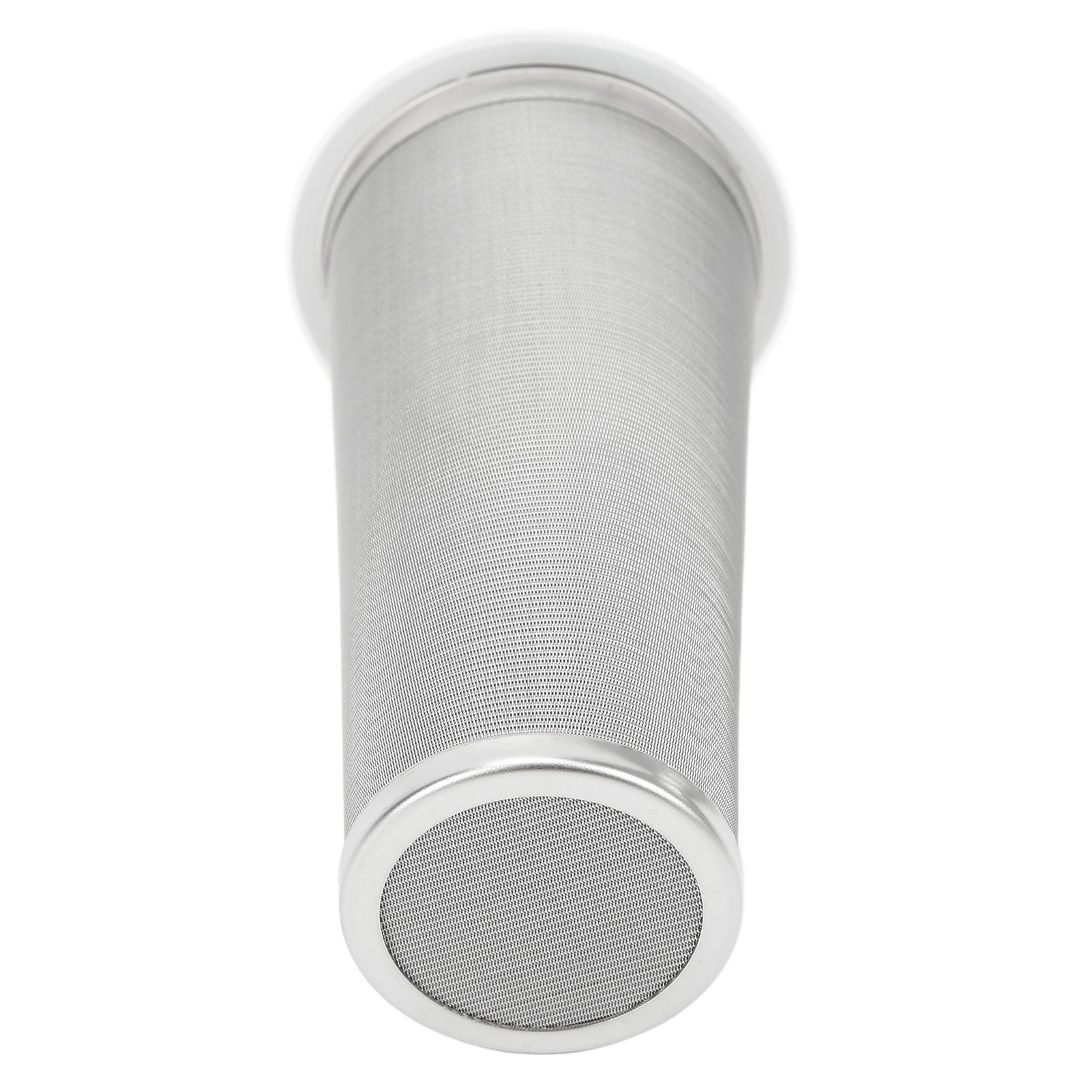 304 Stainless Steel Cold Brew Coffee Filter Cone Mesh with White Rubber Circle Coffee Brew Infuser for Fruit Drink 8x15cm/3.1x5.9in - Image 8