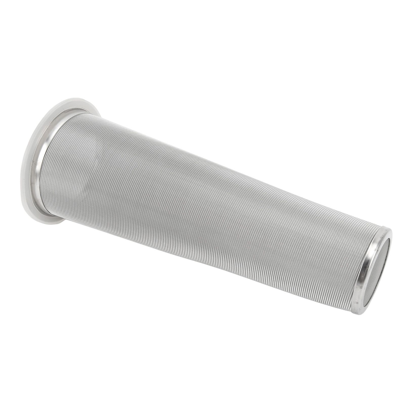 304 Stainless Steel Cold Brew Coffee Filter Cone Mesh with White Rubber Circle Coffee Brew Infuser for Fruit Drink 8x21cm/3.1x8.2in - Image 6