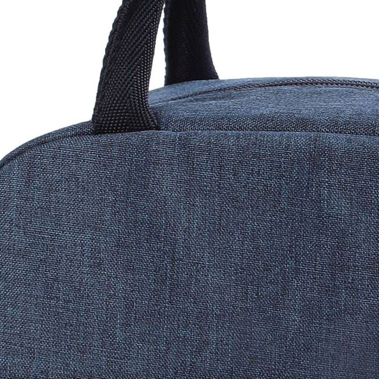 Lunch Bag High Capacity Reusable Tote Heat Preservation Dinner Insulation Hangbag Dark Blue - Image 4