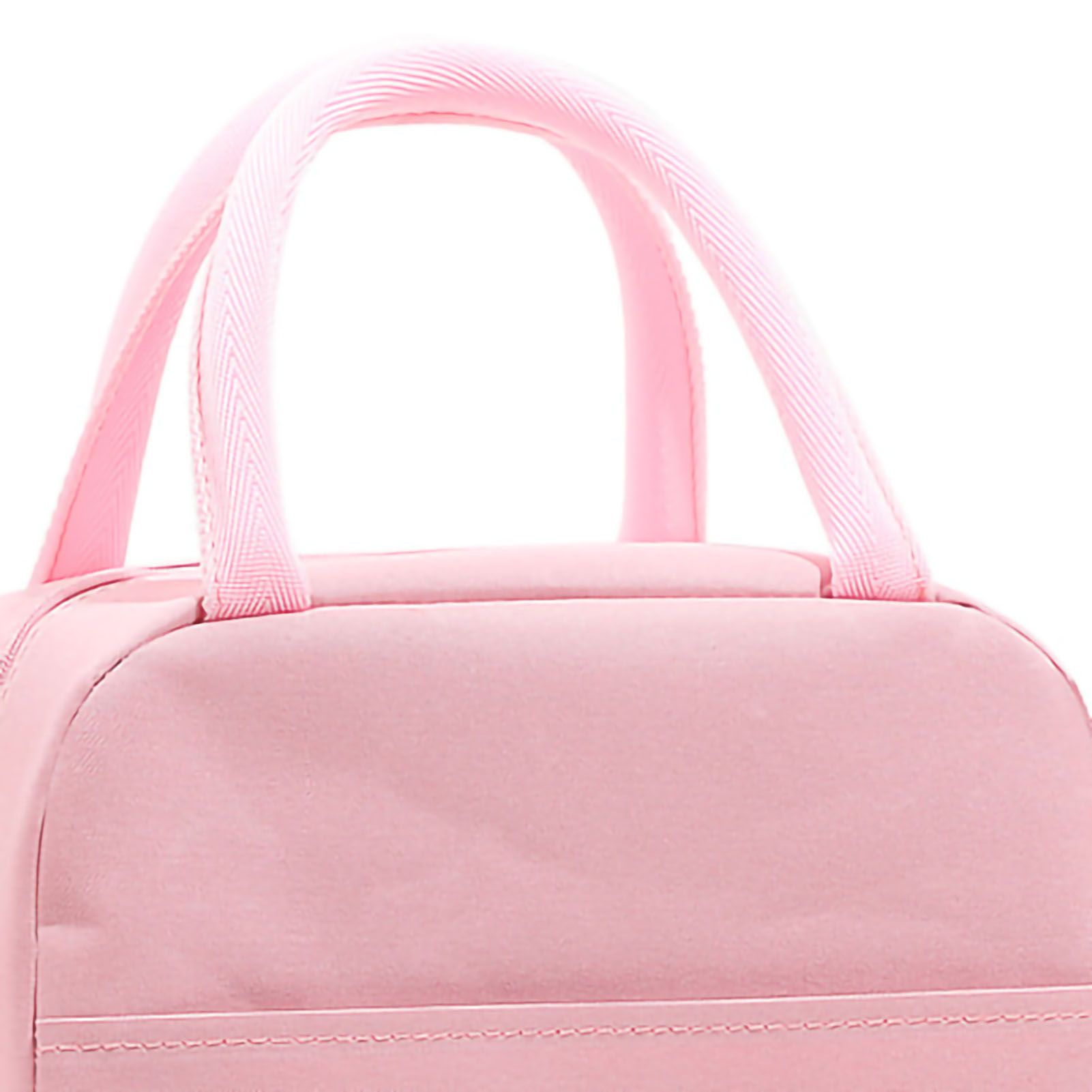 Lunch Bag High Capacity Reusable Tote Heat Preservation Dinner Insulation Hangbag Pink - Image 4