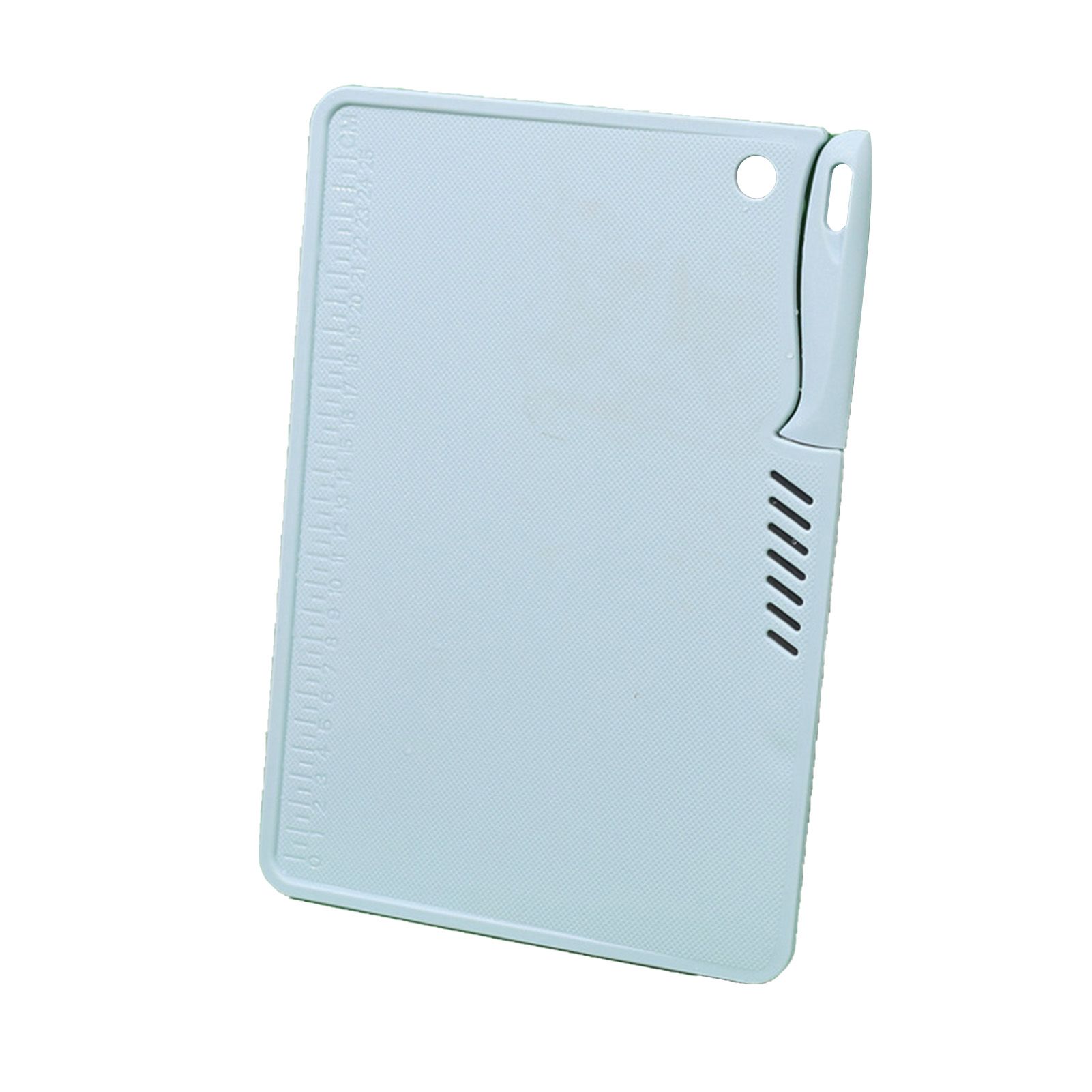 Plastic Utility Cutting Board Safe Multifunctional Portable Fruit Chopping Board With Knife Hanging Hole for Kitchen Blue - Image 1