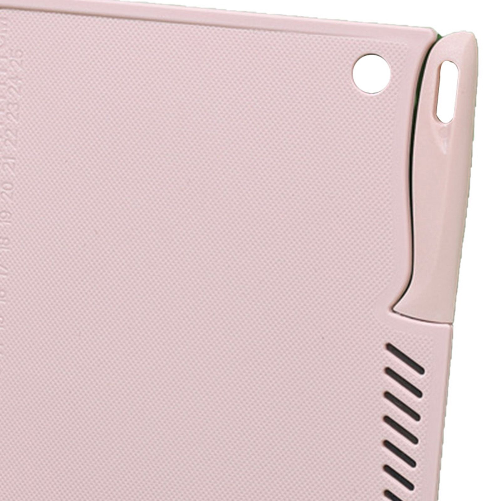 Plastic Utility Cutting Board Safe Multifunctional Portable Fruit Chopping Board With Knife Hanging Hole for Kitchen Pink - Image 5