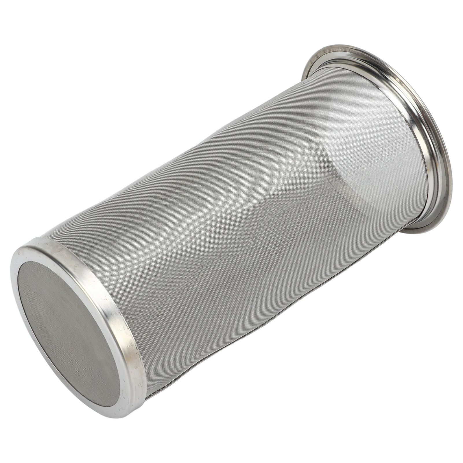 Cold Brew Coffee Filter Stainless Steel Reusable Wide Mouth Mesh Cylindrical Filter with White Gasket for Tea 8x15cm/3.15x5.91in - Image 4