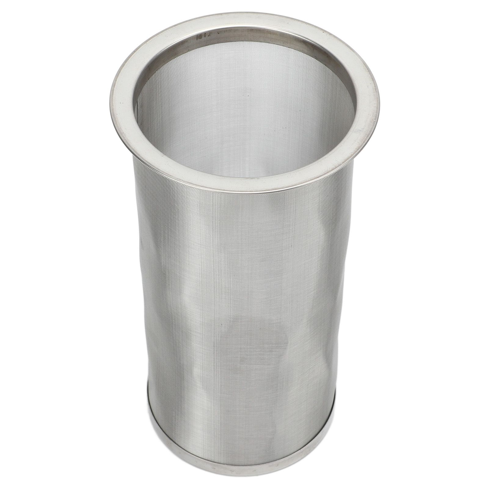 Cold Brew Coffee Filter Stainless Steel Reusable Wide Mouth Mesh Cylindrical Filter with White Gasket for Tea 8x15cm/3.15x5.91in - Image 5
