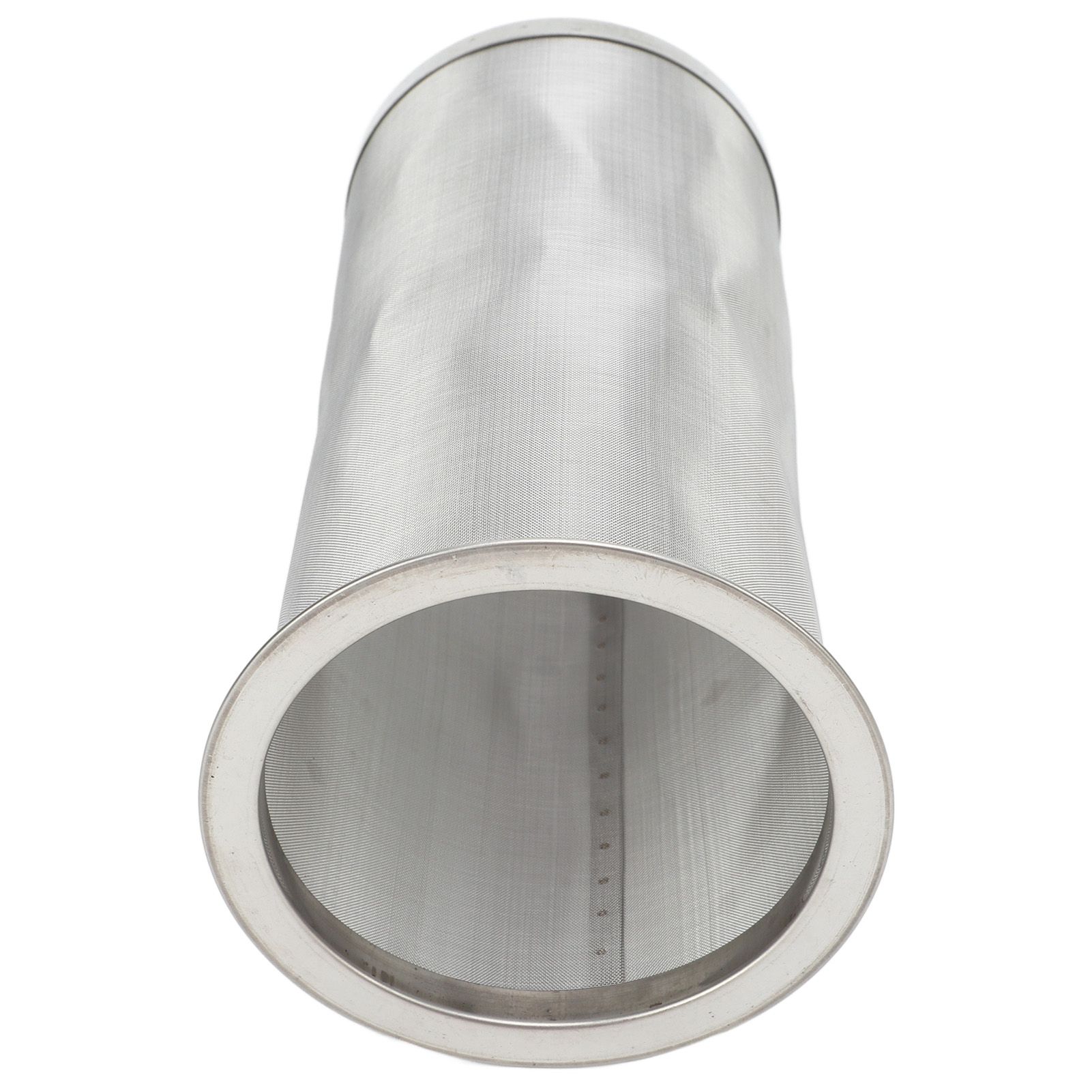 Cold Brew Coffee Filter Stainless Steel Reusable Wide Mouth Mesh Cylindrical Filter with White Gasket for Tea 8x15cm/3.15x5.91in - Image 6