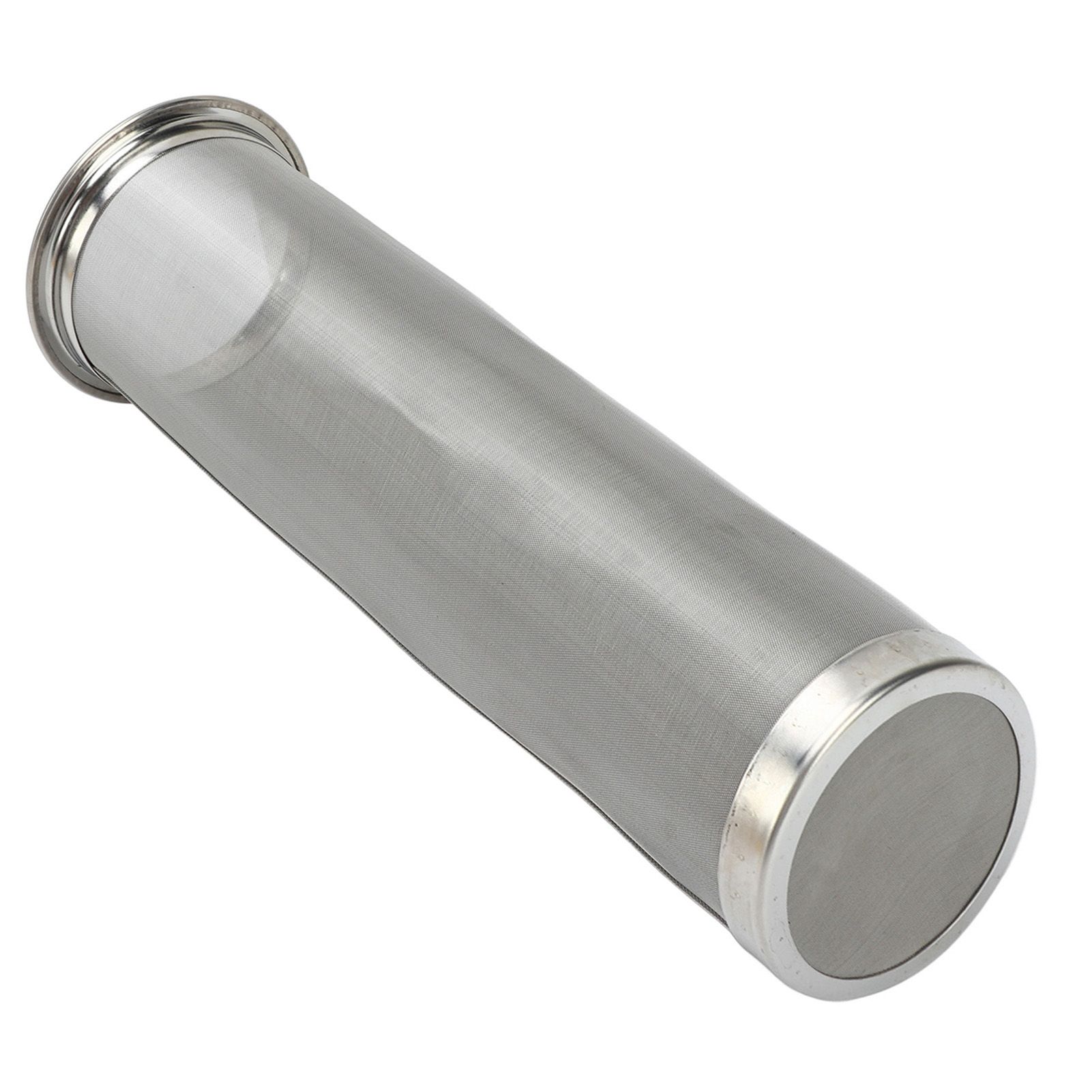Cold Brew Coffee Filter Stainless Steel Reusable Wide Mouth Mesh Cylindrical Filter with White Gasket for Tea 8x21cm/3.15x8.27in - Image 2