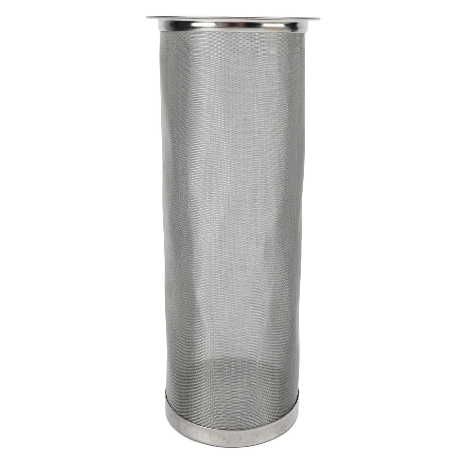 Cold Brew Coffee Filter Stainless Steel Reusable Wide Mouth Mesh Cylindrical Filter with White Gasket for Tea 8x21cm/3.15x8.27in - Image 3