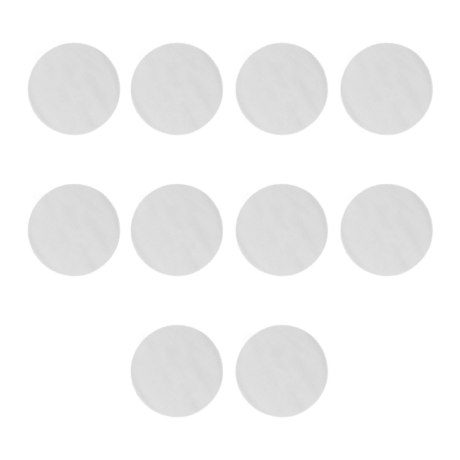 10pcs Silicone Steamer Mesh Mat Prevents Stick Reusable Cuttable Silicone Steamer Liners for Kitchen Restaurant 30cm/11.8in - Image 1