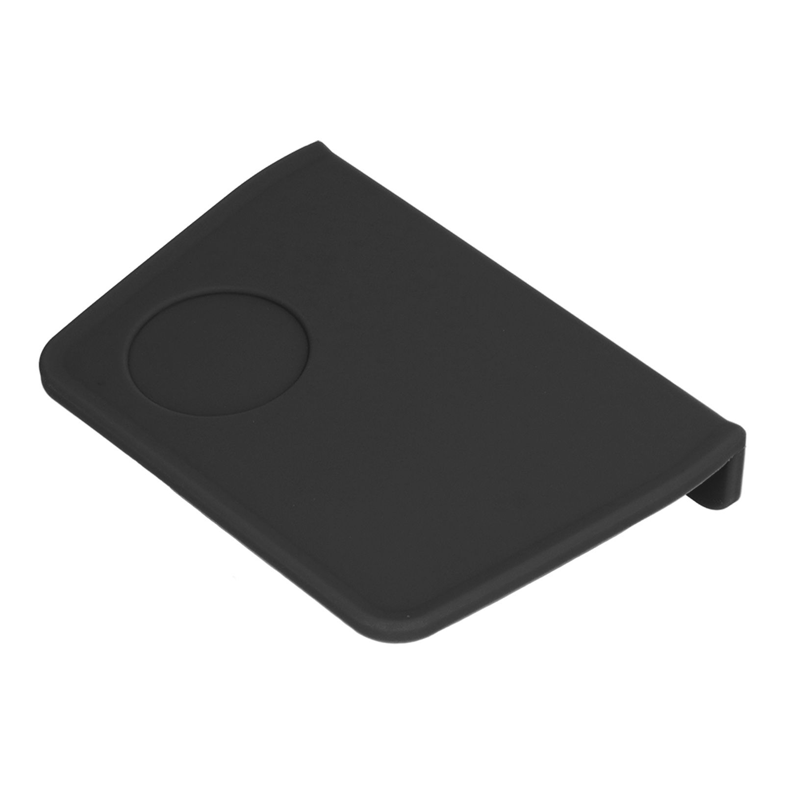 Coffee Tamper Mat with Tamper Slot Silicone Tamping Mat Coffee Pad Tamp Station Tool Black - Image 2