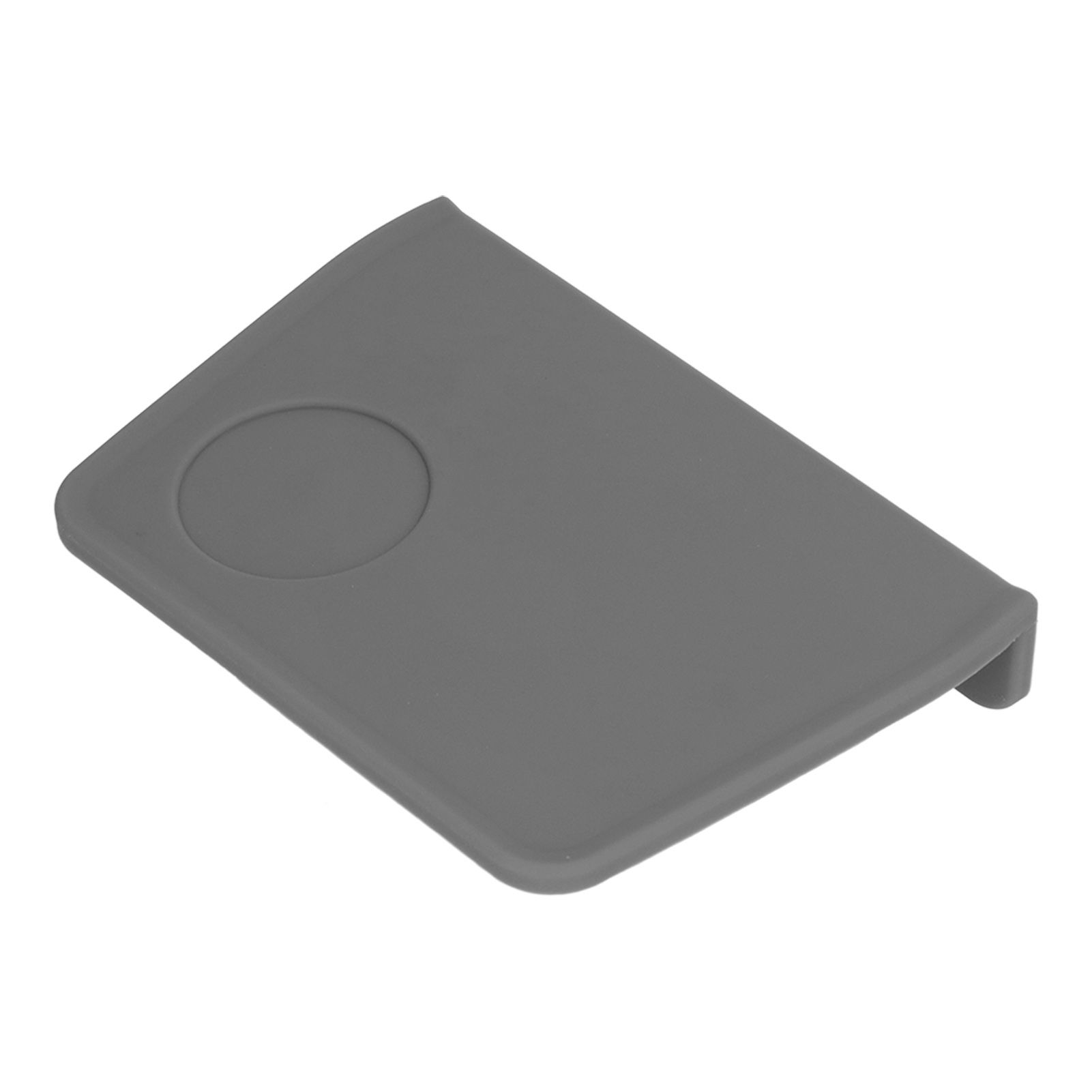 Coffee Tamper Mat with Tamper Slot Silicone Tamping Mat Coffee Pad Tamp Station Tool Grey - Image 2