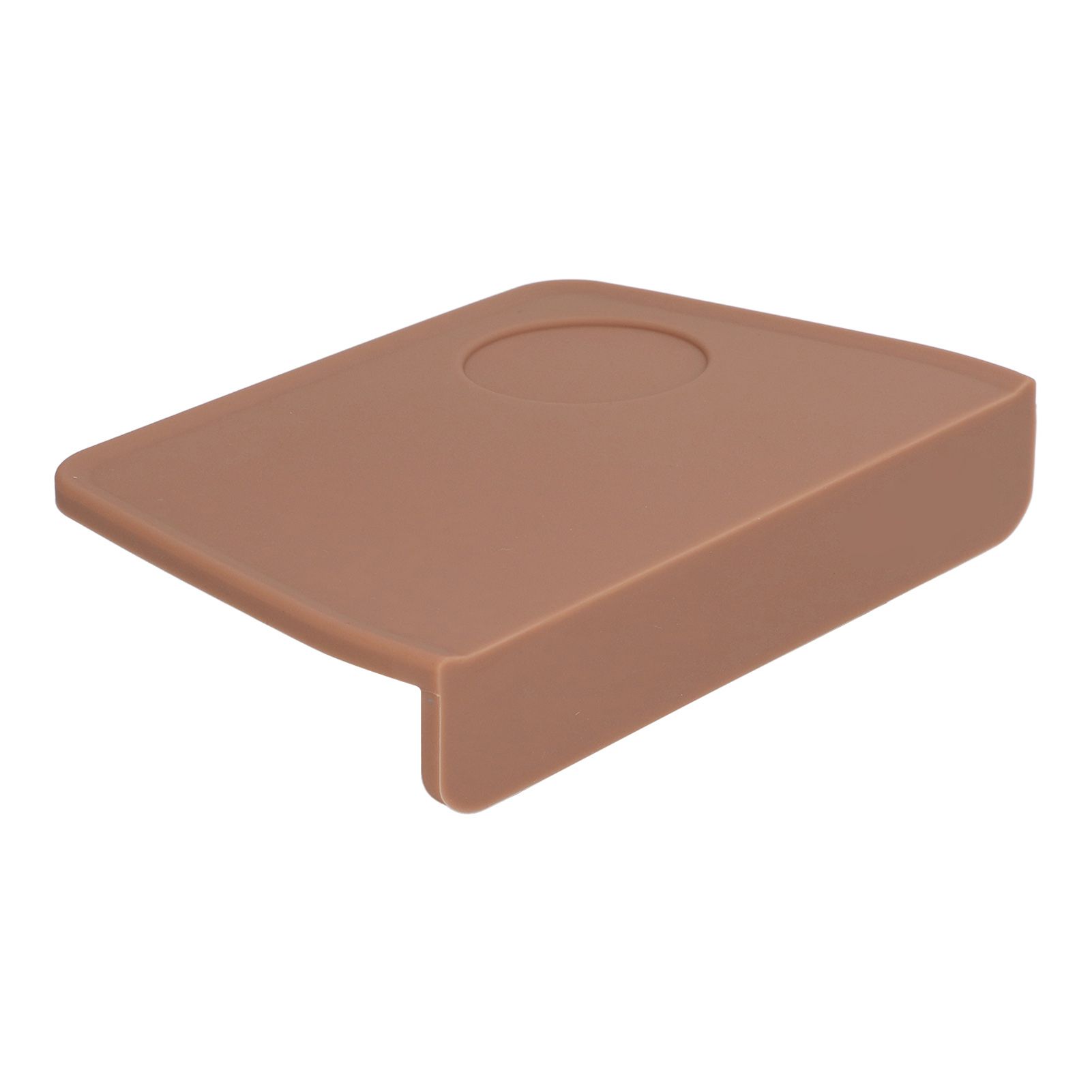 Coffee Tamper Mat with Tamper Slot Silicone Tamping Mat Coffee Pad Tamp Station Tool Brown - Image 7