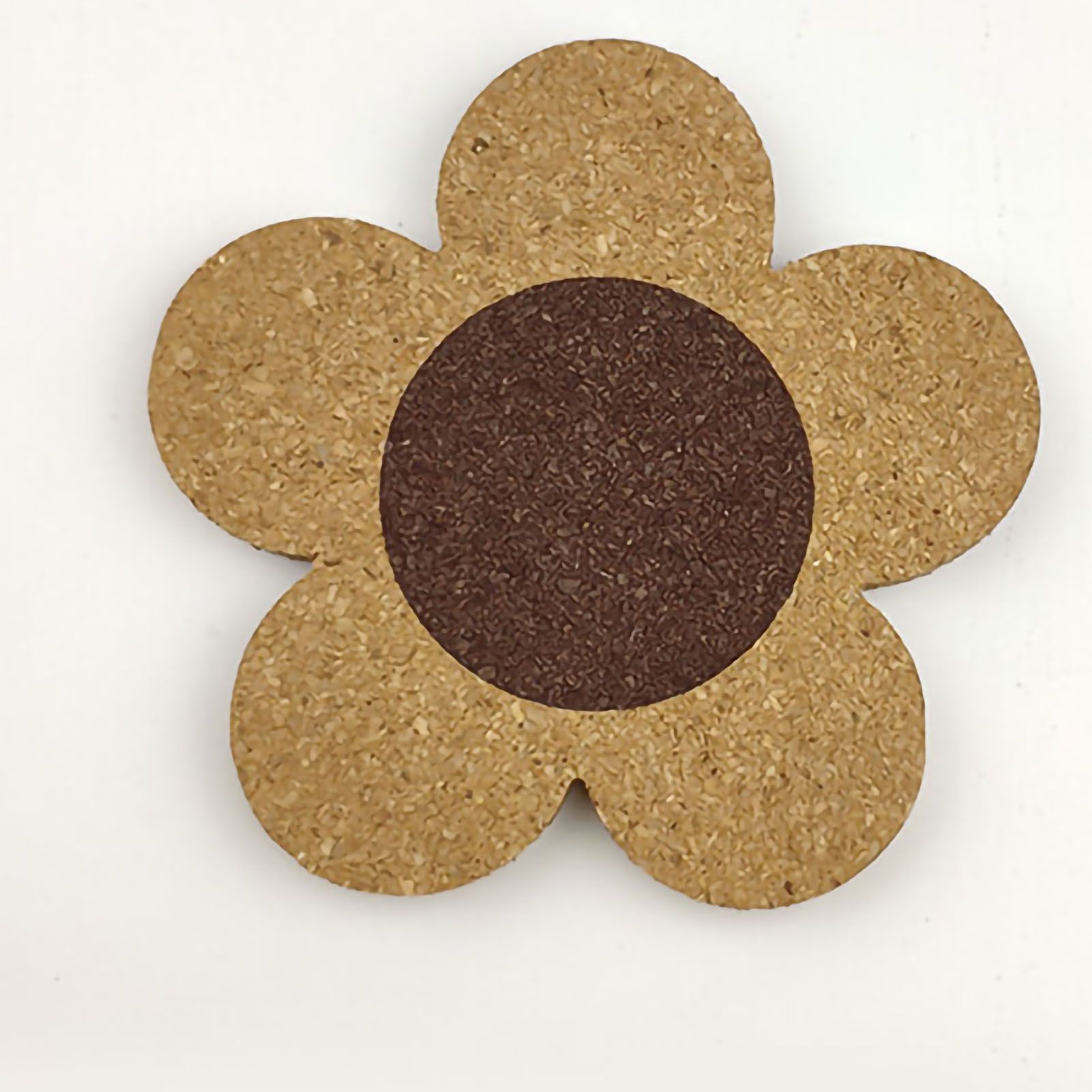 Flower Wooden Coaster Nordic Style Flower Shape Cork Coaster Kitchen Insulation Mat Dining Table Mat S - Image 5