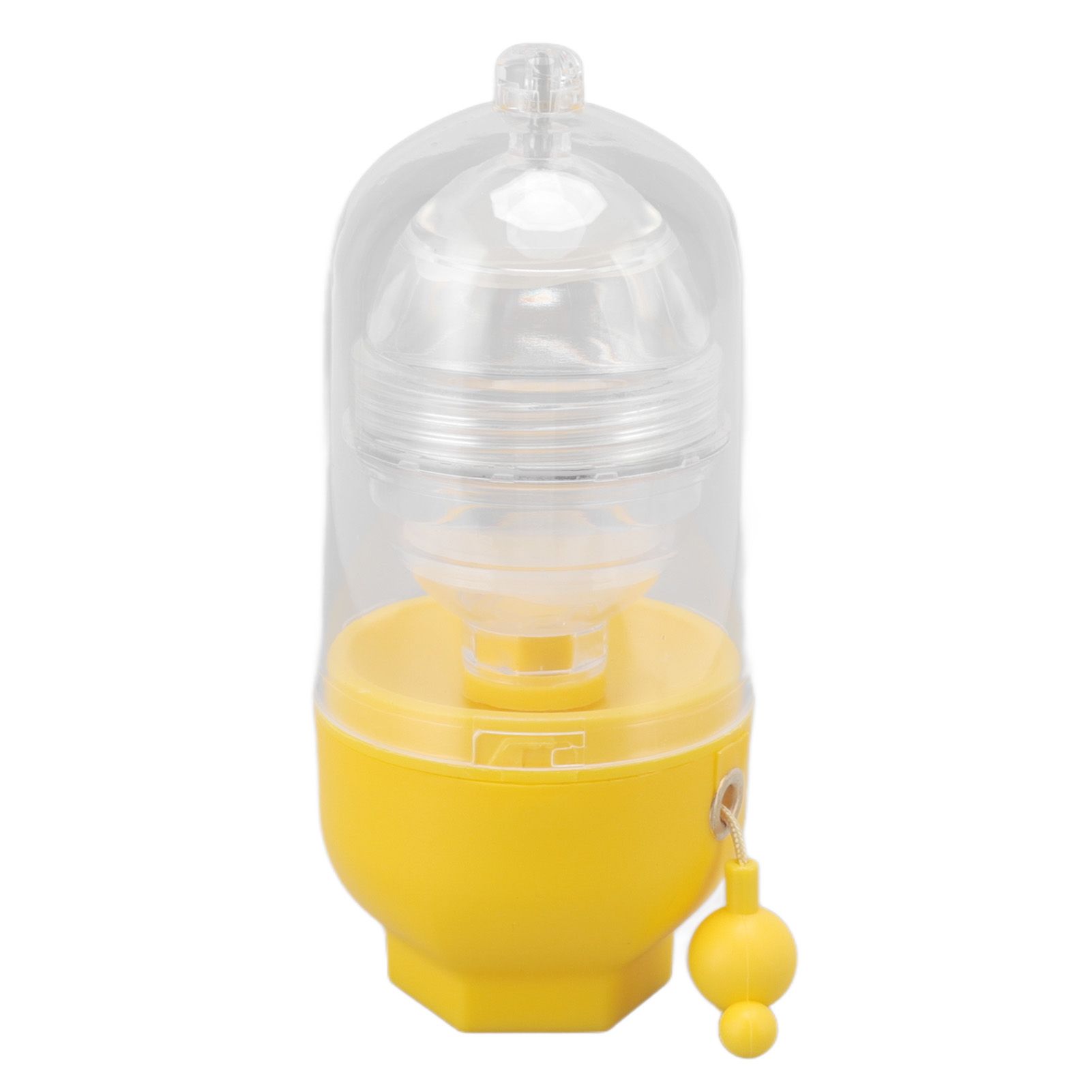 Egg Scrambler Convenient Hand Powered Golden Egg Maker for Mixing Egg Home Kitchen Yellow - Image 2