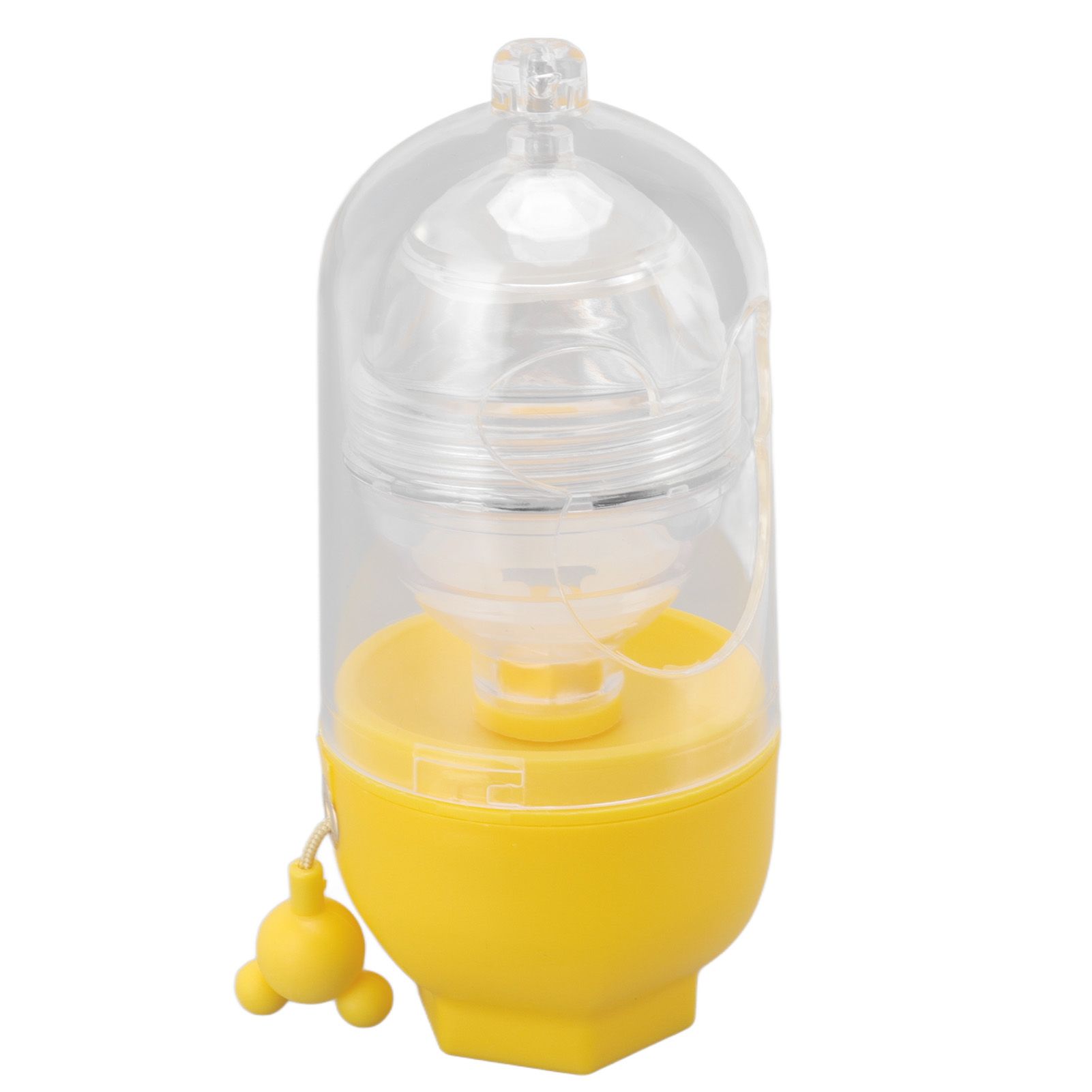 Egg Scrambler Convenient Hand Powered Golden Egg Maker for Mixing Egg Home Kitchen Yellow - Image 3