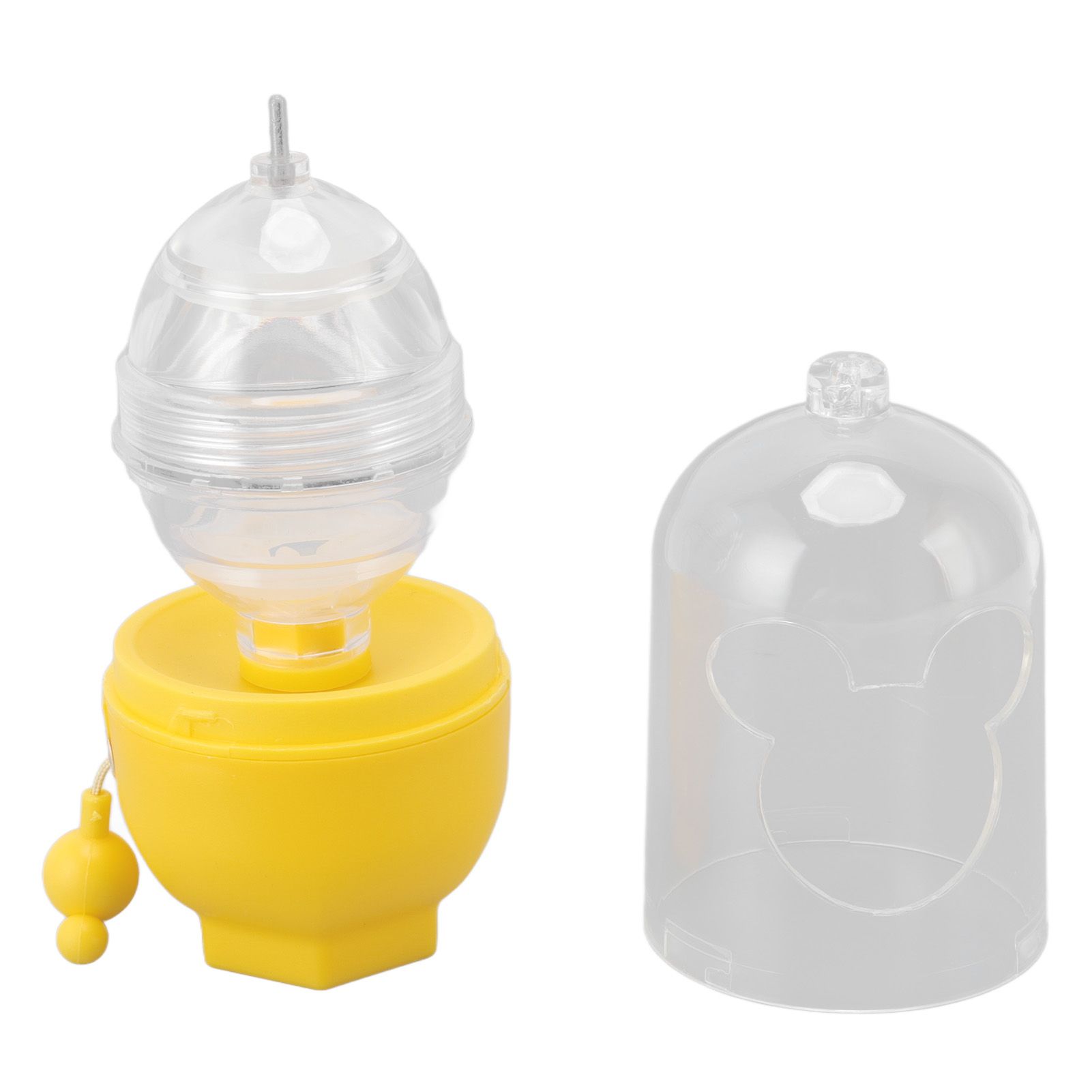 Egg Scrambler Convenient Hand Powered Golden Egg Maker for Mixing Egg Home Kitchen Yellow - Image 8