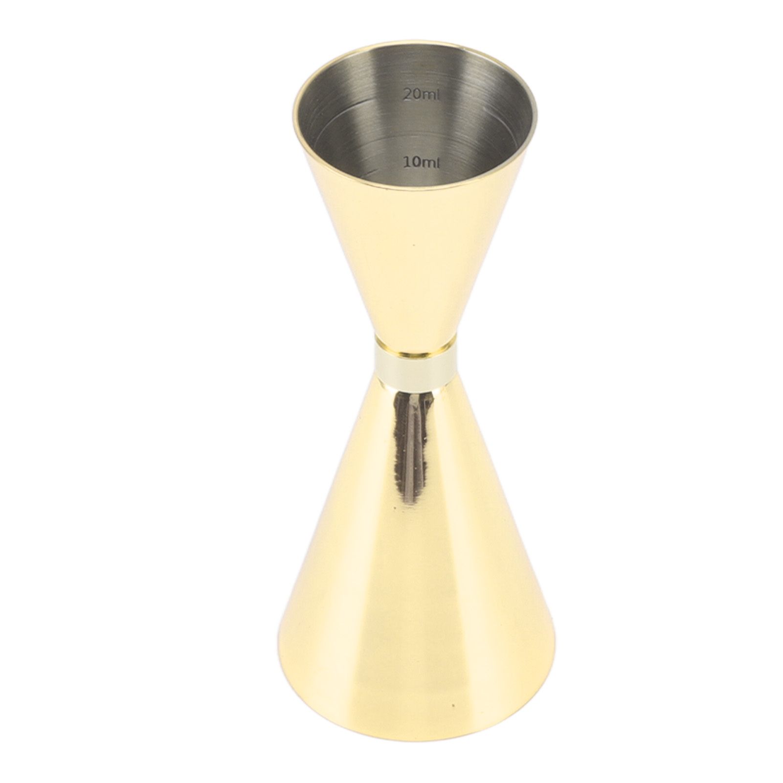 Jigger Stainless Steel 30mm to 60mm Elegant Flexible Jigger Cone for Cocktail Bartending Gold Plating - Image 5