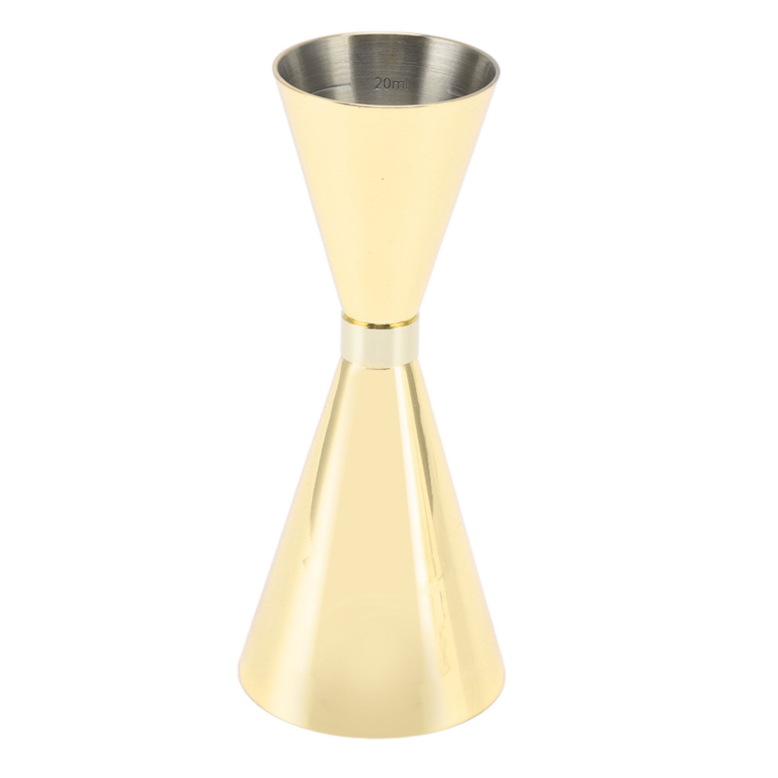 Jigger Stainless Steel 30mm to 60mm Elegant Flexible Jigger Cone for Cocktail Bartending Gold Plating - Image 6